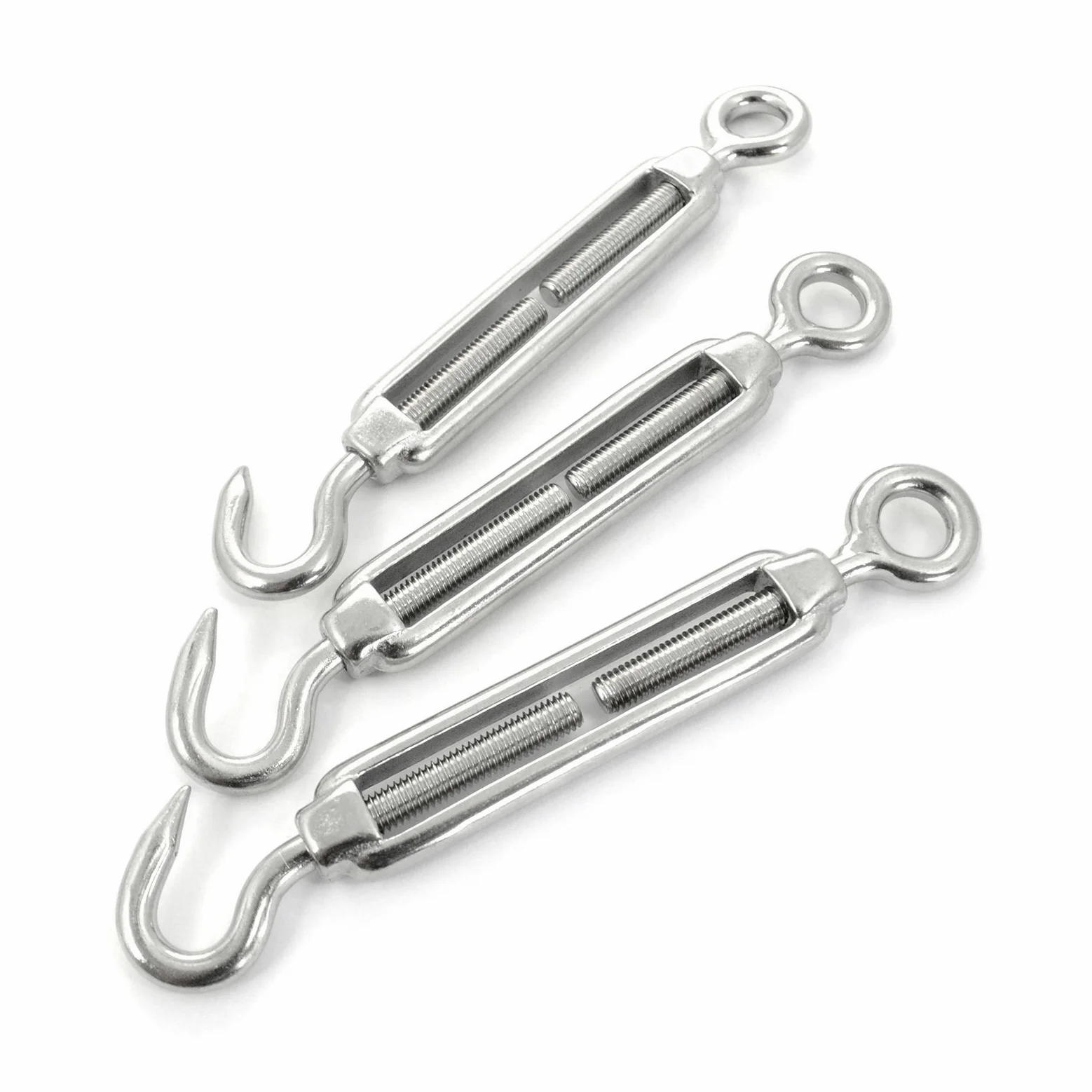 10 pc/s acero inoxidable V4A tensor M10 tensor de la cuerda tornillo gancho - ojo