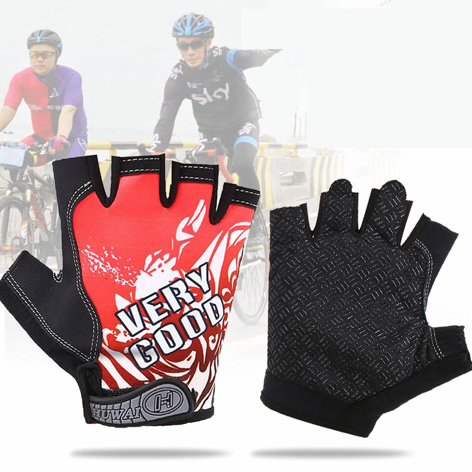 Guantes de remo sin dedos, protección solar para hombres y mujeres, para pesca, kayak, remo, senderismo, vela, pesca, conducción