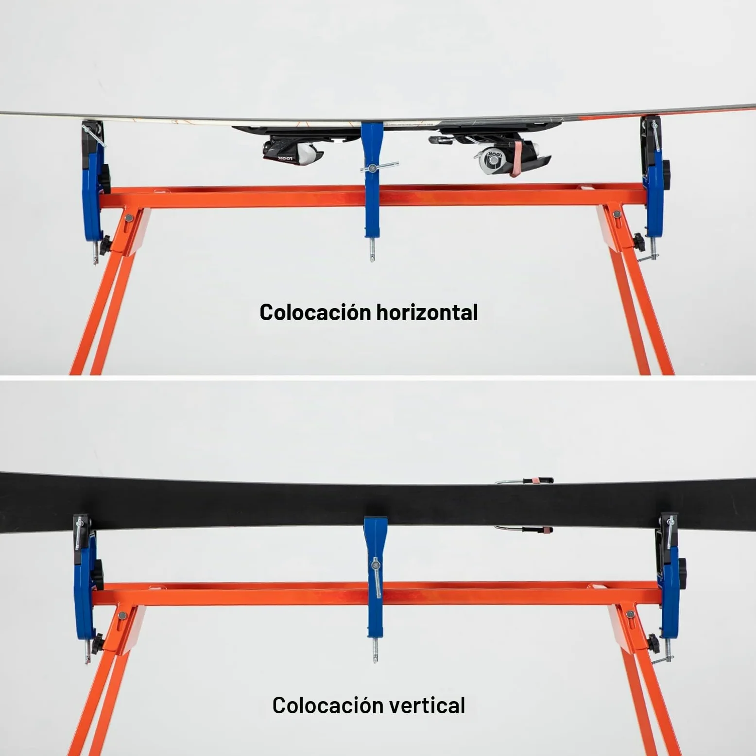 XCMAN Alpine Ski Vise PRO - Tornillo de banco para afinación y encerado de esquí, ángulo y altura ajustables, duradero y estable, la mandíbula se abre hasta 105 mm
