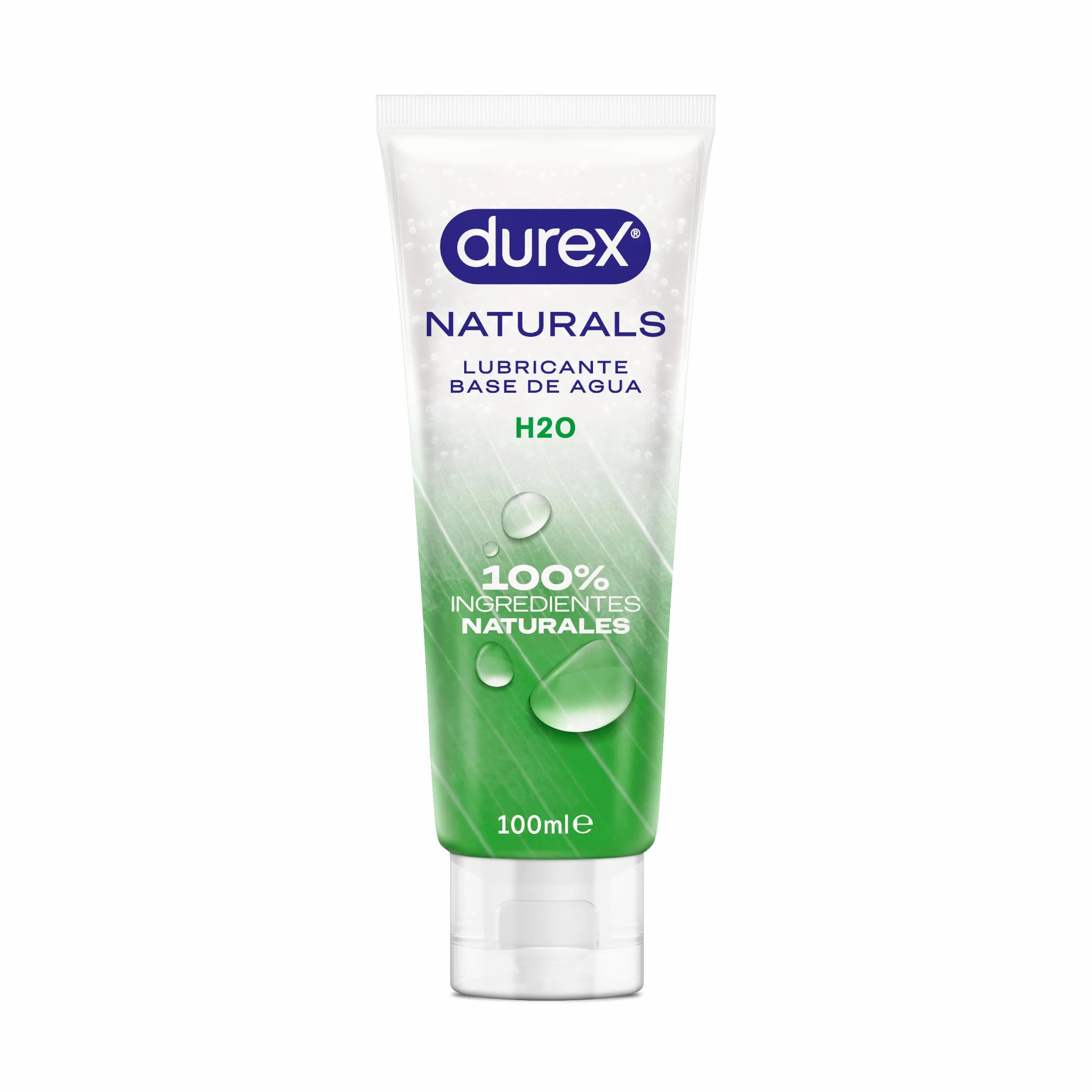 Durex Naturals H2O Lubricante 100% Natural sin Fragancia 100 ml