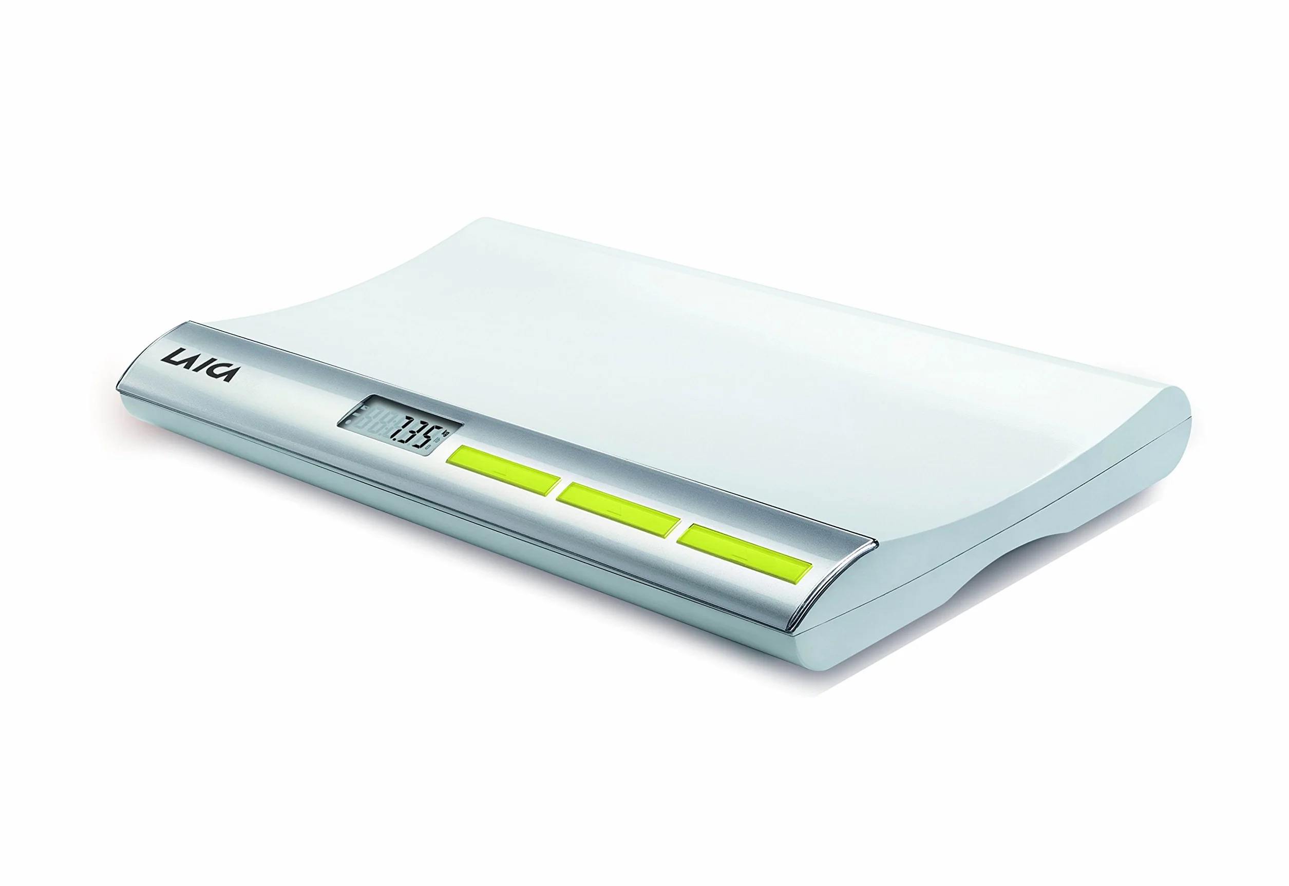 Laica PS3001 Báscula digital para bebés 20 kg plata/blanco bloqueo tara