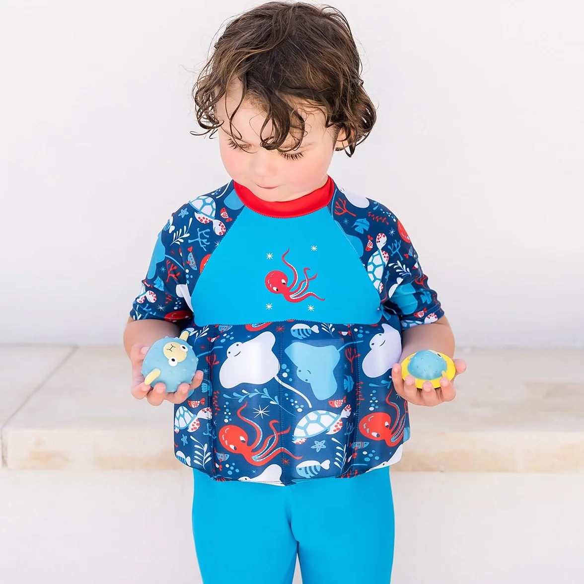 Splash About Traje de flotación con Mangas y flotabilidad Ajustable