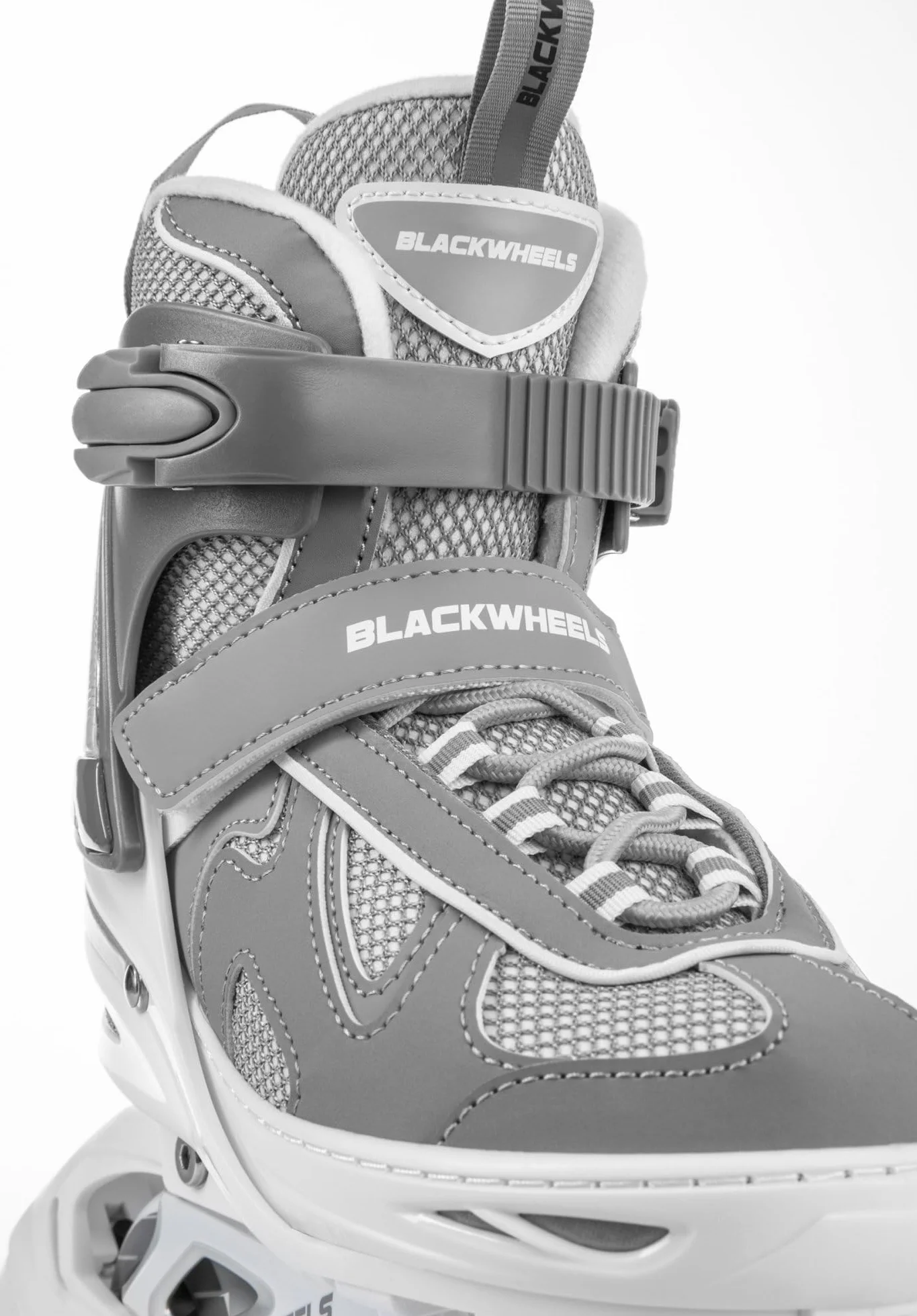 BLACKWHEELS Flex Pro Patines en línea Ajustables con chasis de Aluminio, rodamientos ABEC-7 y Sistema de Triple Cierre