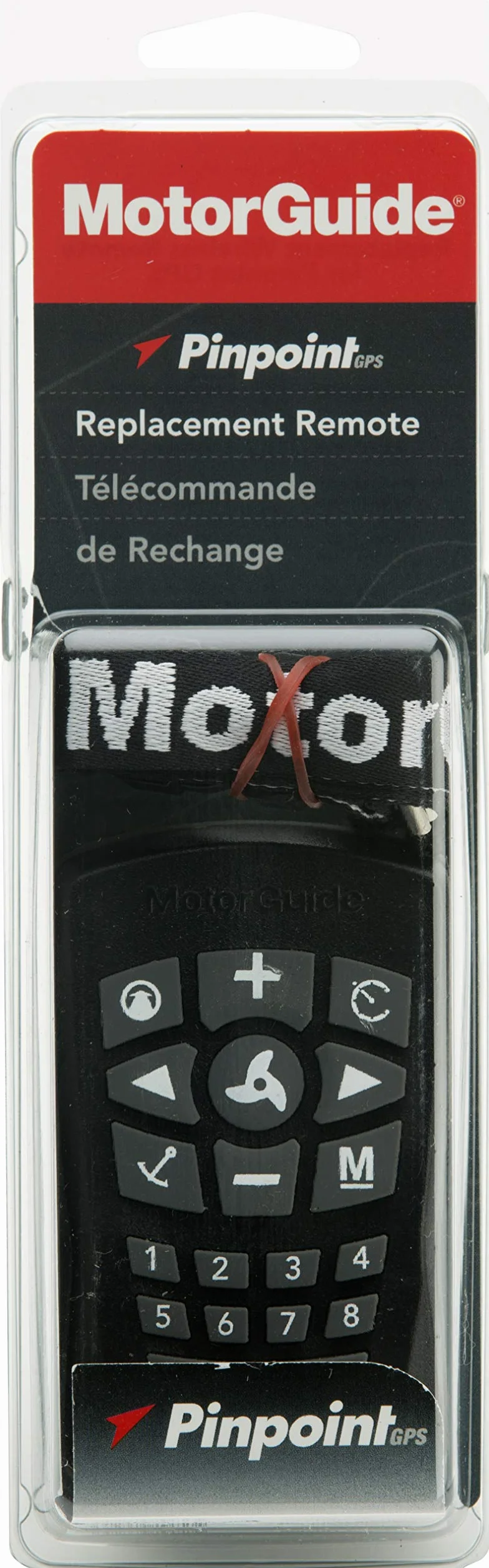 Motorguide 8M0092071 Xi Series Pinpoint - Mando a distancia de navegación GPS, para motores de arrastre Xi3 y Xi5, incluye cordón