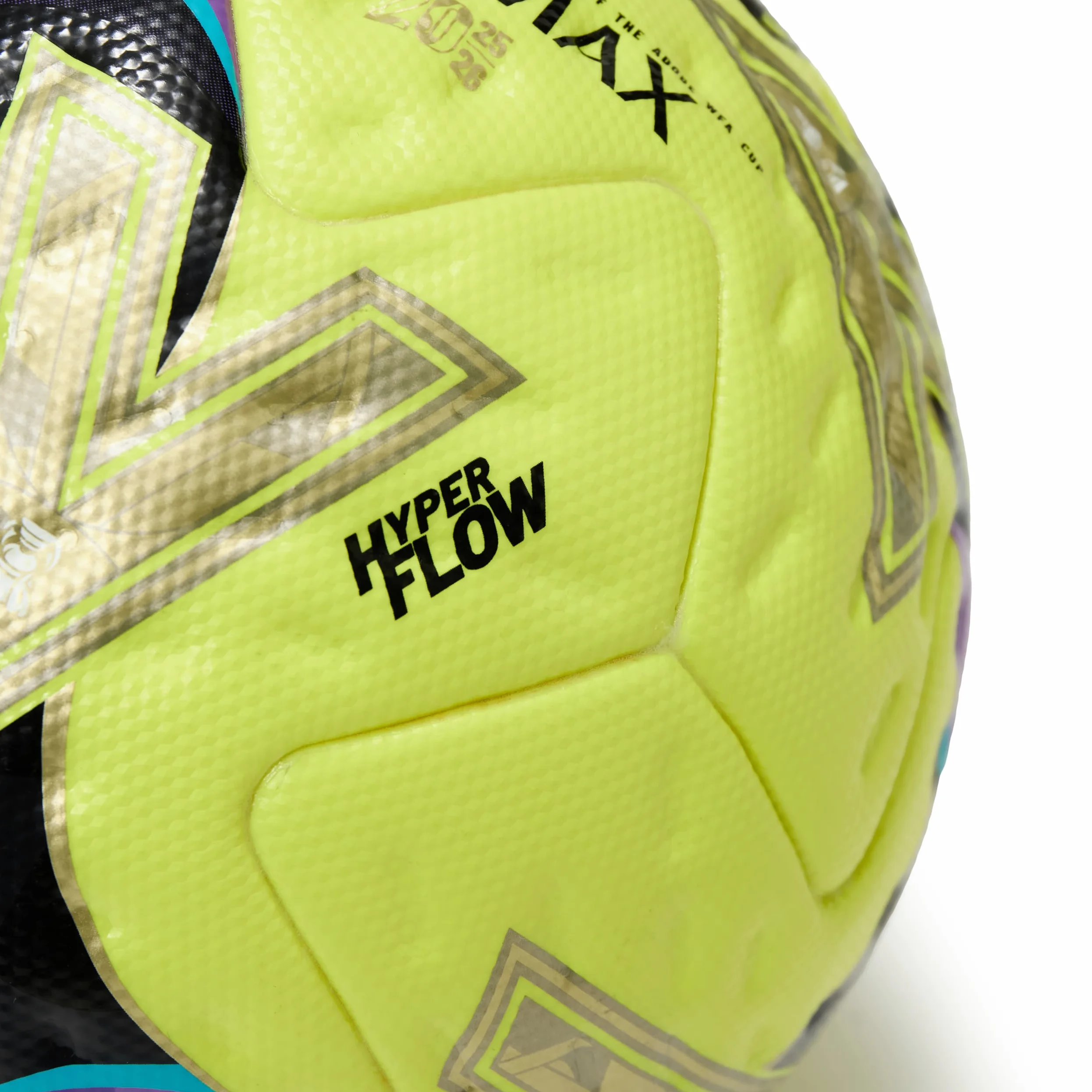 Mitre WFA Cup Winn R Ultimax Pro2526 Fútbol para Unisex Adulto, Verde/Gold/Púrpura, 5