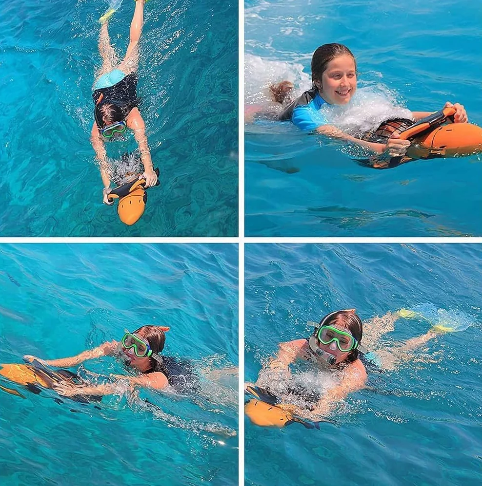Scooter Submarino de 500 W, propulsor Submarino, hélice de Agua de Doble Velocidad, Alta Seguridad, se Puede Utilizar en 15 m, Scooter Submarino de Alta Resistencia para Buceo Profundo.