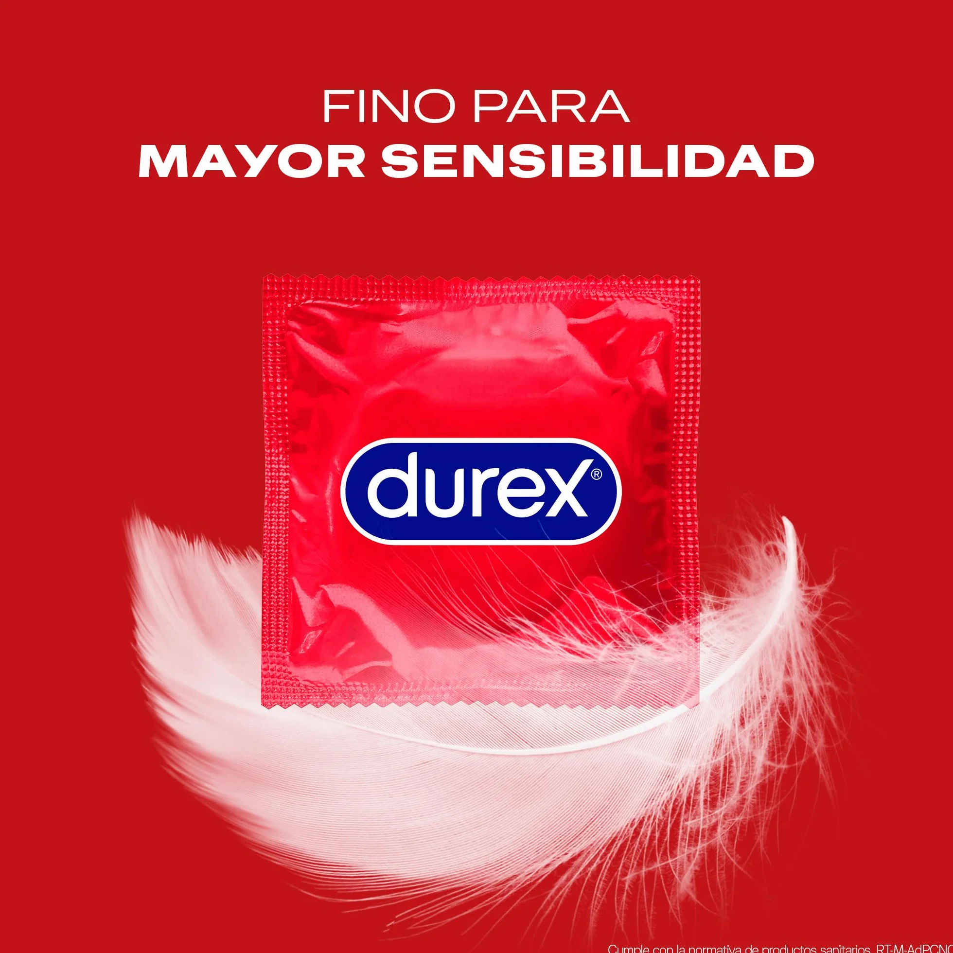 Durex Preservativos Sensitivo Suave, Fino, 12 condones