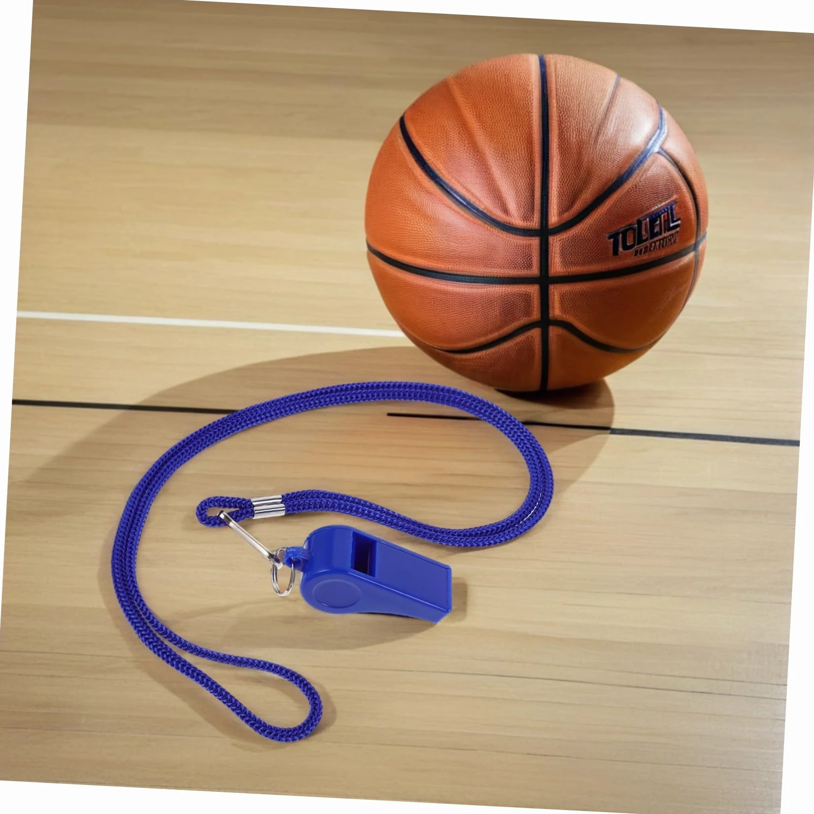 Alipis 36 Piezas Silbatos de Emergencia con Cordón Azul Sonido Fuerte y Nítido Silbato para Actividades al Aire para Senderismo Camping Fútbol y Baloncesto