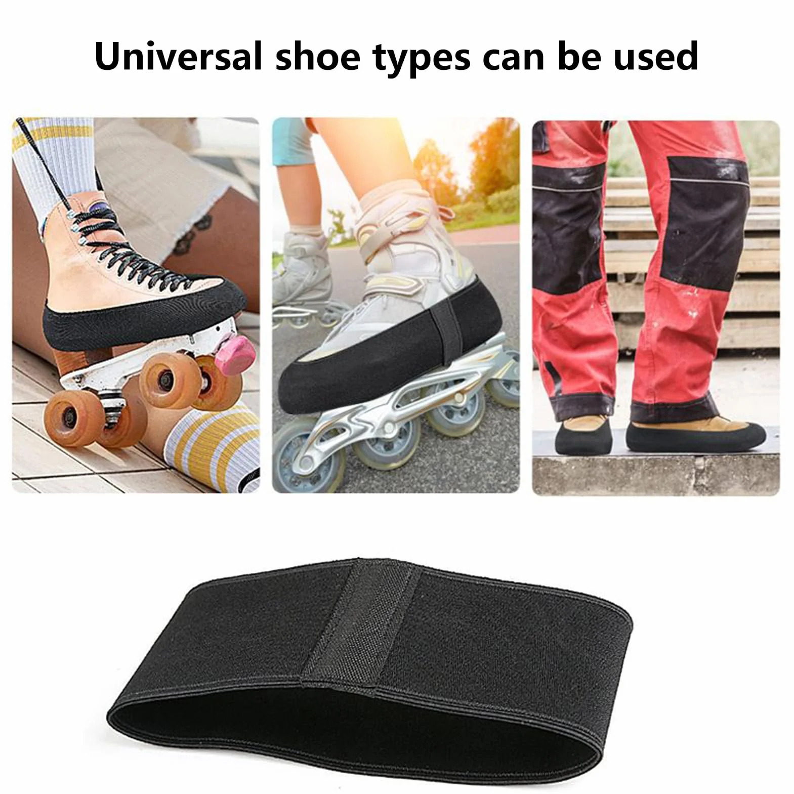 para Patines de Hielo - Protectores Elásticos Impermeables de Envoltura | s para Patines de Ruedas | para Patinaje Artístico, Velocidad, Recreativo, Hockey, Jóvenes, Adultos, Niñas,
