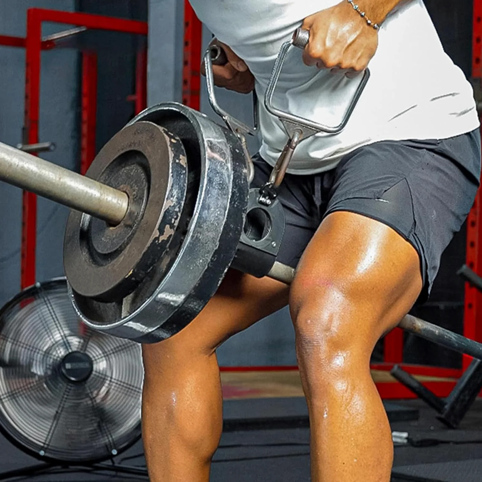 Clips de gimnasio en casa – Clips en U de metal resistente para barra | Accesorios de ejercicio multifuncionales, mancuernas de entrenamiento muscular para colgar piernas equipo de entrenamiento en