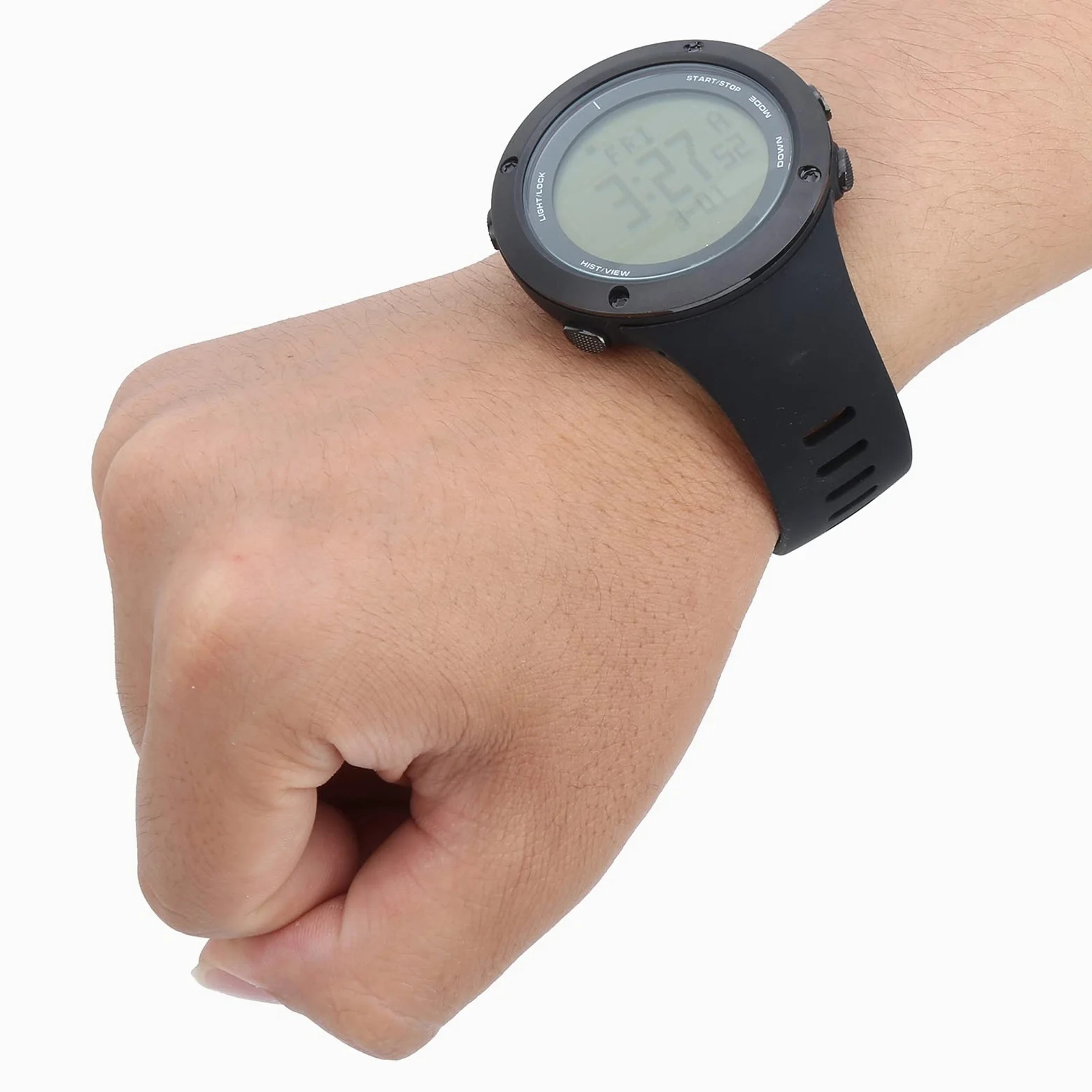 FR730 Reloj de Buceo Profesional Reloj de Snorkel Impermeable 100 M con Medición de Profundidad Altímetro Barómetro Brújula para Deportes Subacuáticos Natación Marco de Ace