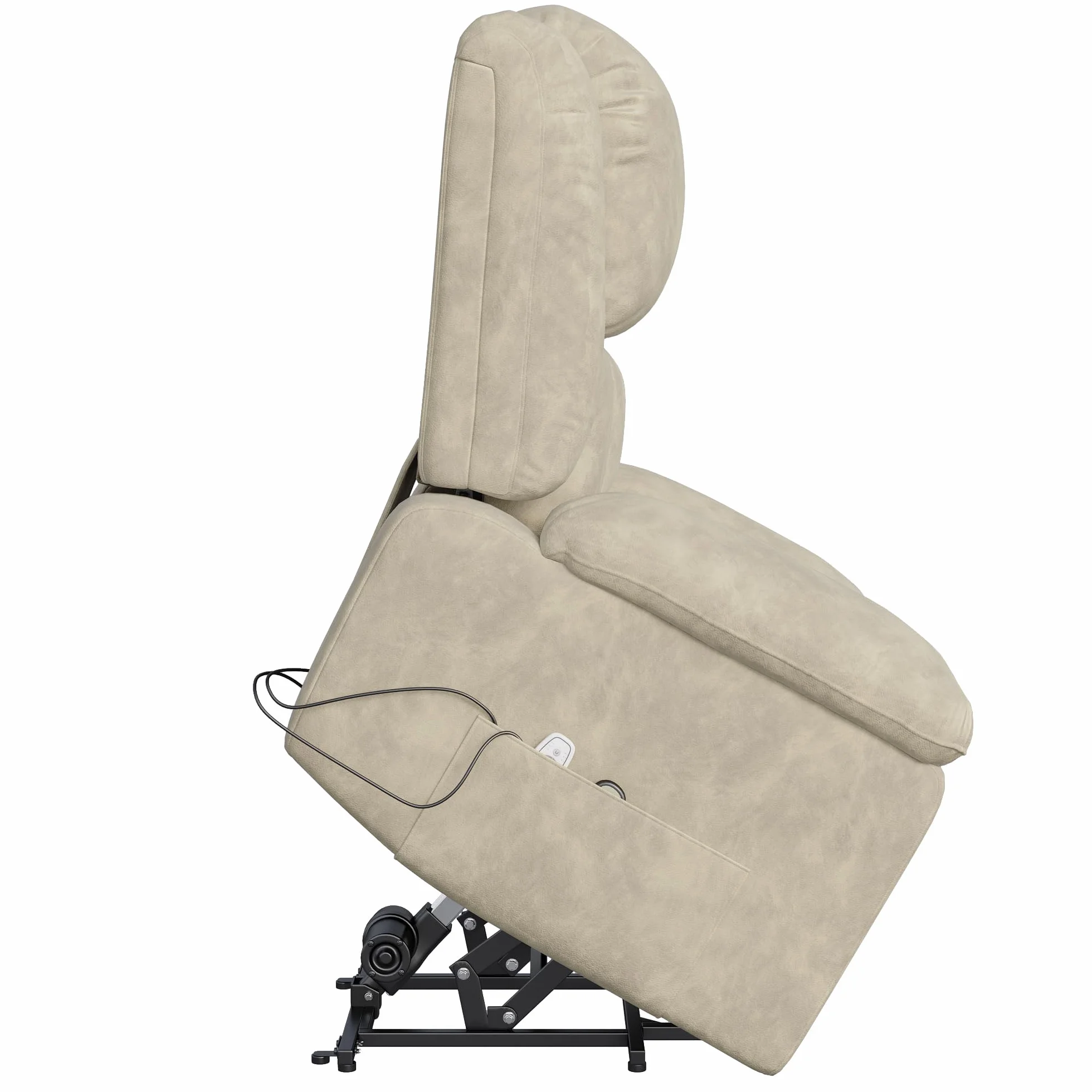 Sillón Relax Reclinable Eléctrico Masaje con 8 Zonas de Masaje y 2 Puntos de Calor (Marrón)