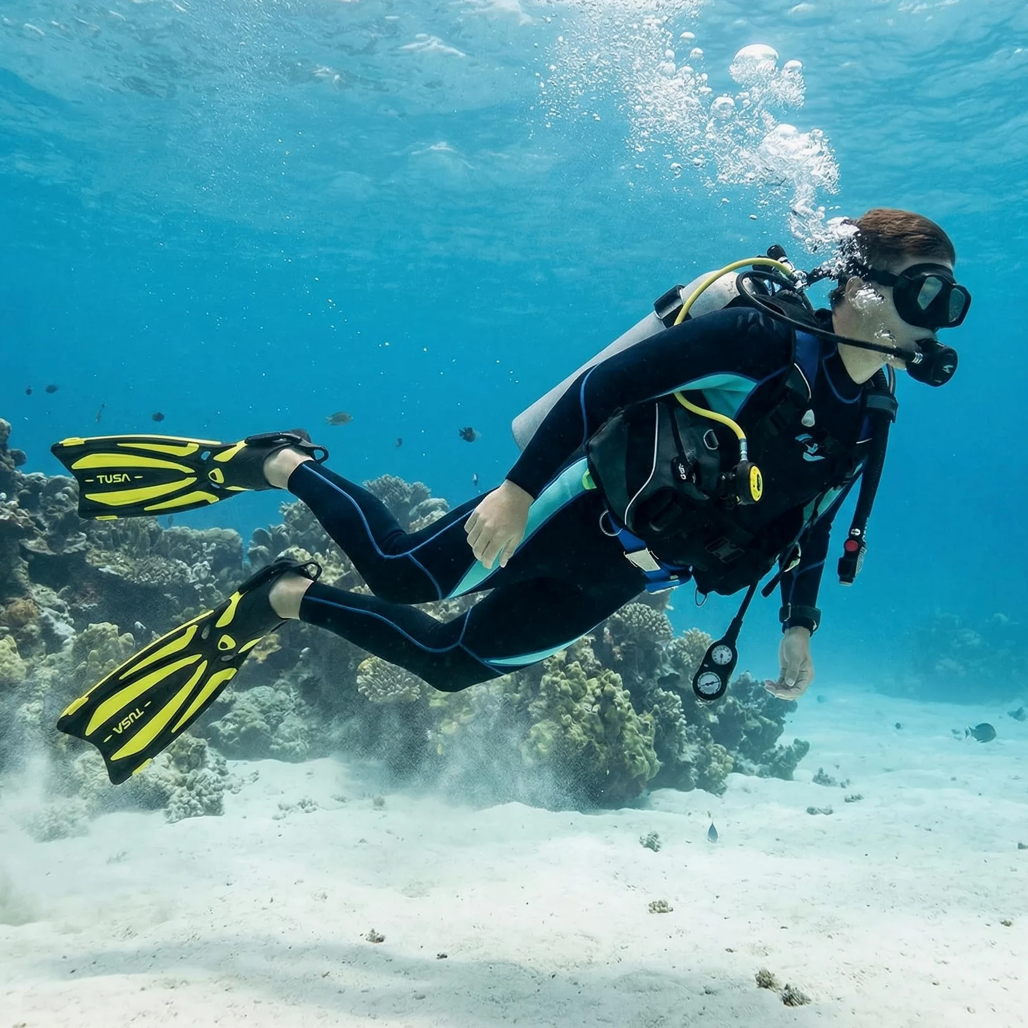 TUSA SF-0114 Solla - Aletas de Buceo con Correa elástica