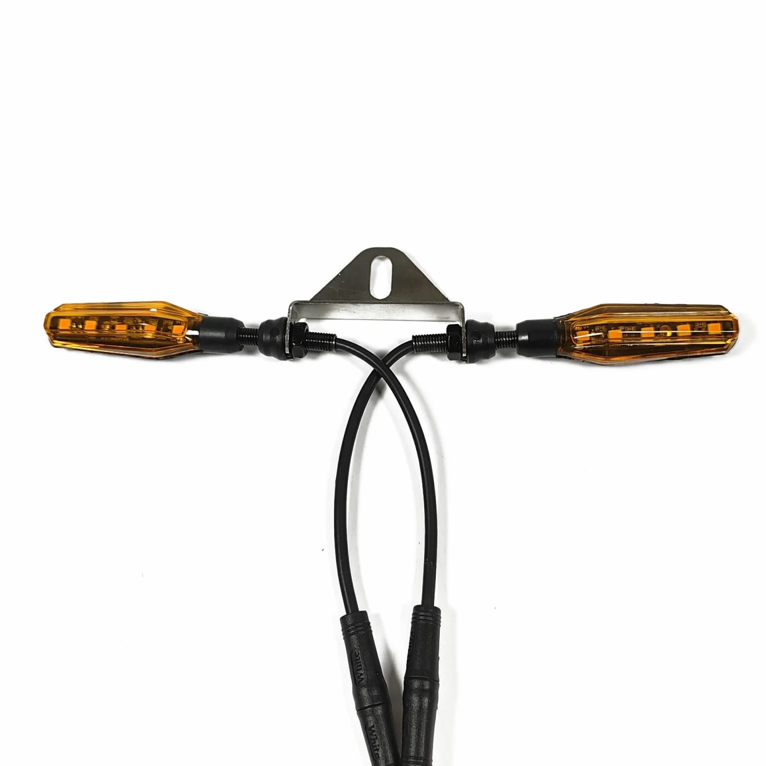 Luz de bicicleta izquierda y derecha, luces de giro impermeables, luz de alarma para bicicleta eléctrica de 24 V, 36 V, 48 V, 52 V