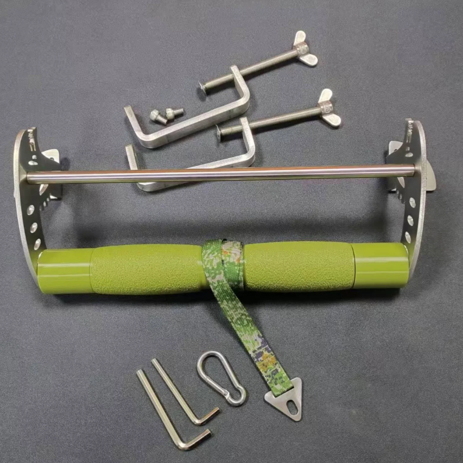 predolo Entrenador de Extensión de Muñeca Rodillo de Antebrazo Fortalecedor de Muñeca Aparato de Fuerza Entrenador de Agarre Formato Compacto con y Ajustes, Lujoso Rodillo De Riel