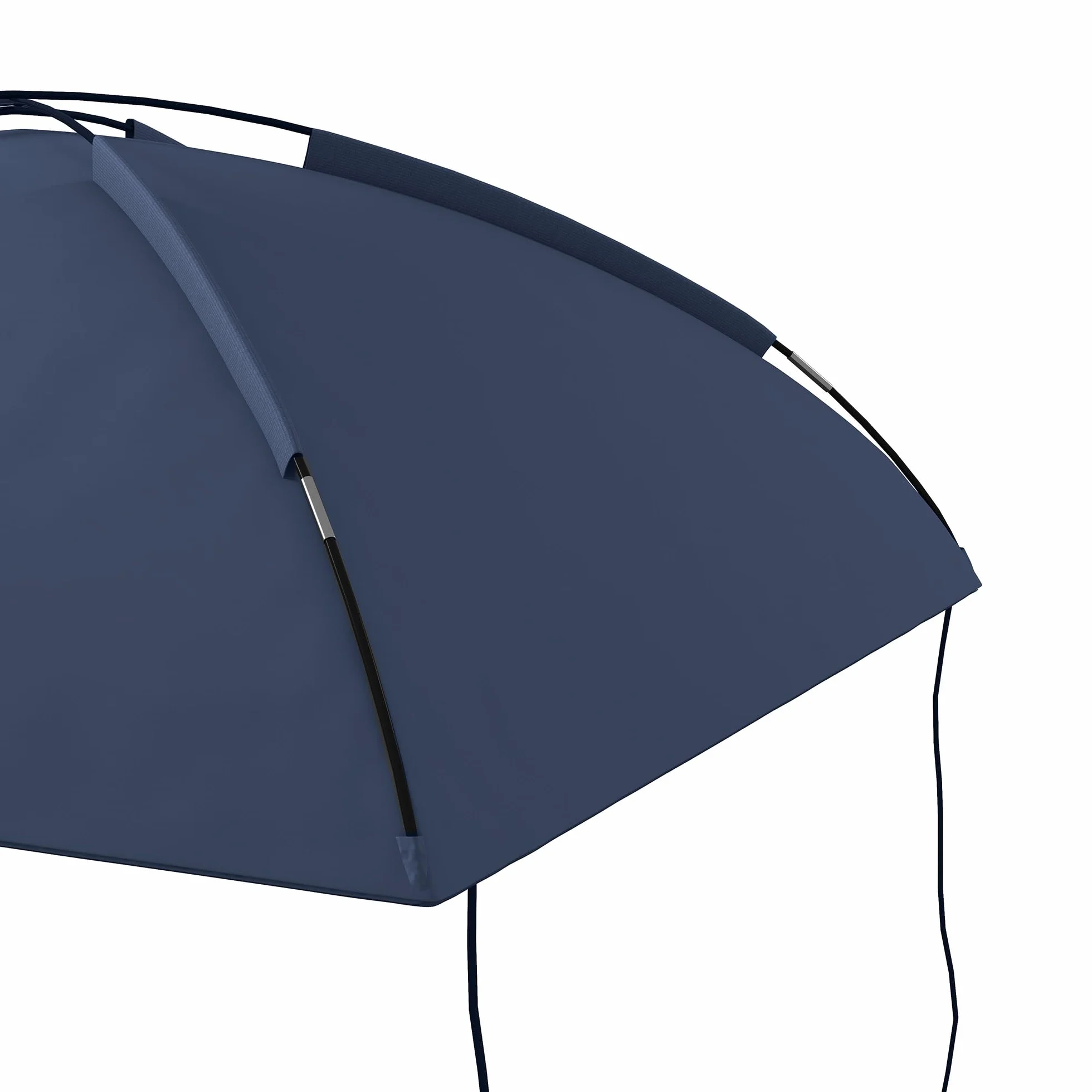 Outsunny Toldo para Coche Toldo para Camping con Altura Ajustable y Bolsa de Transporte Impermeable Anti-UV para Picnic Playa 290x278x230-260 cm Azul Oscuro