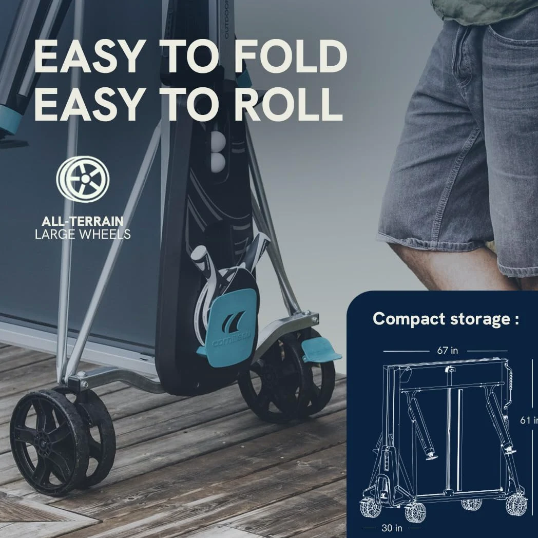 Cornilleau Mesa de Tenis de Mesa Deportiva 400X para Exteriores