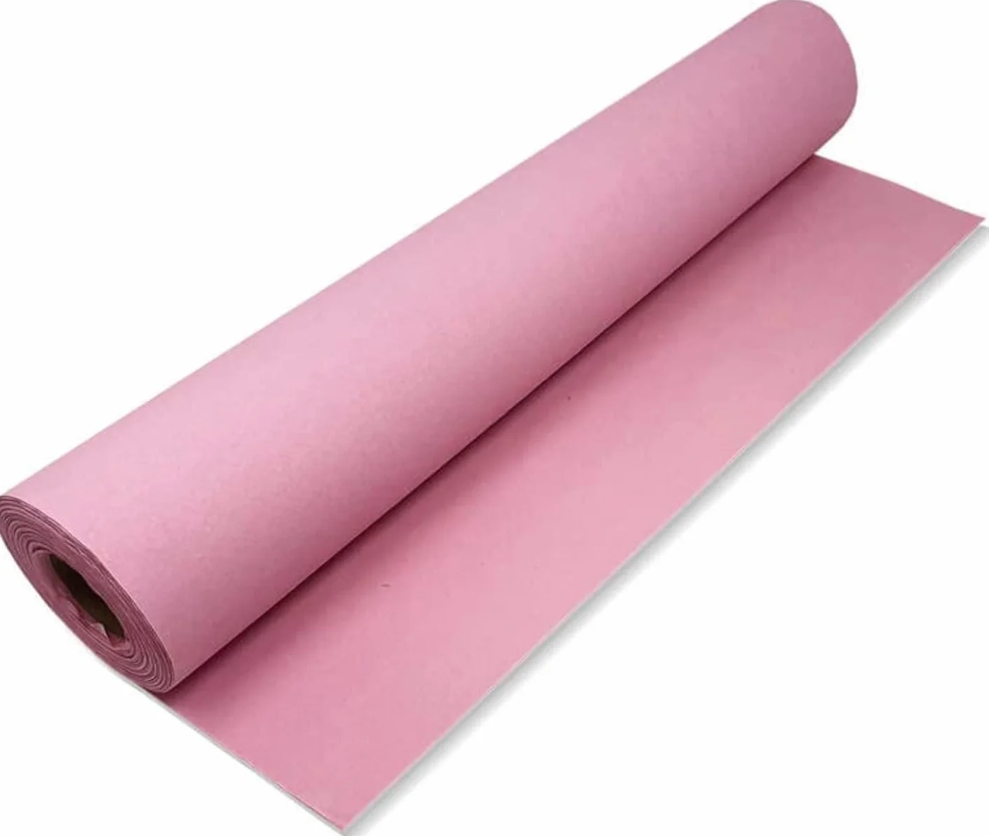 Rollo de Papel Camilla 1 Capa 70 metros Sin Precorte Masaje y Estetica Rosa