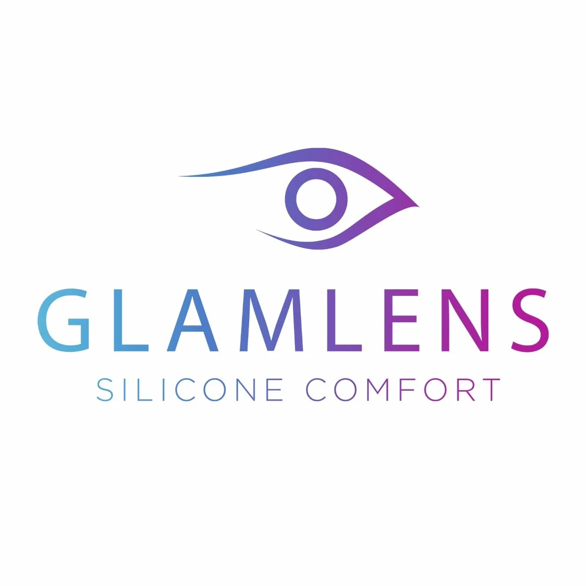 GLAMLENS Jasmine Blue Lentillas de Colores Azules 1 Par 90 Días Sin Graduación Hidrogel de Silicona
