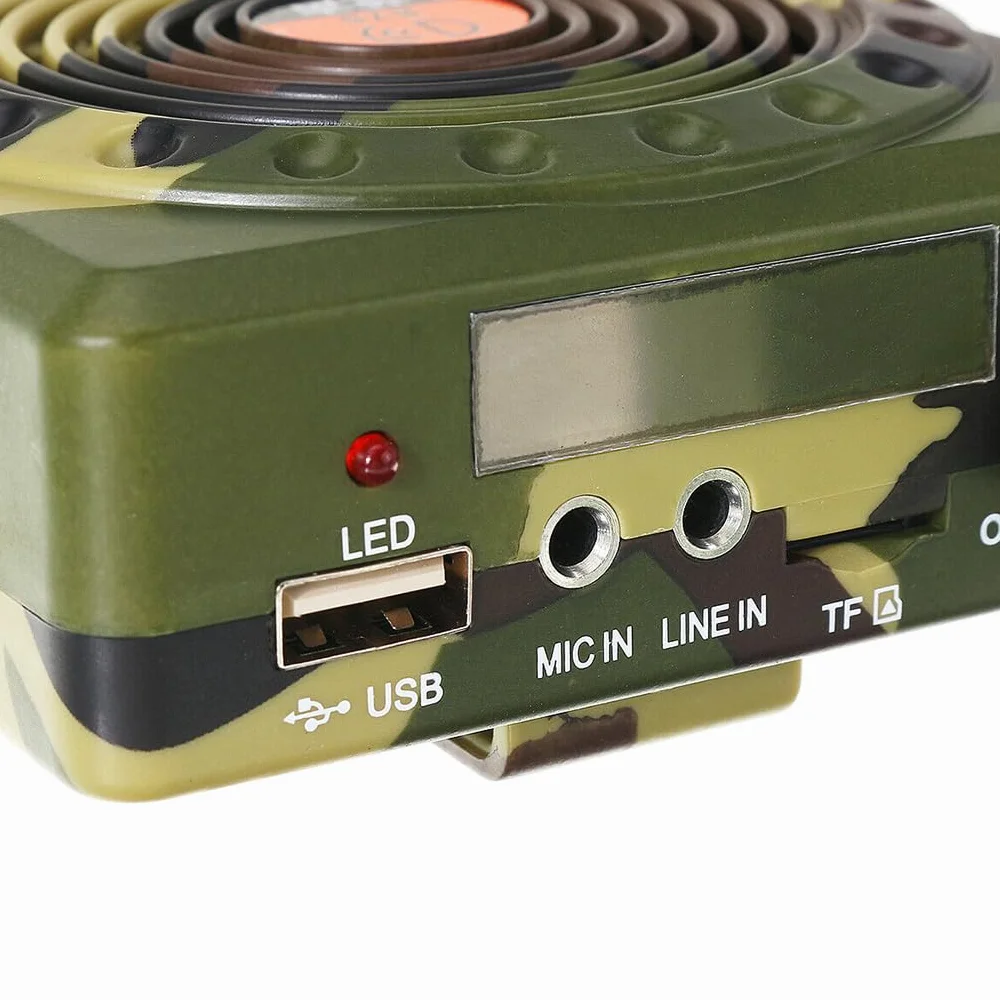 Amplificador de Control Remoto Recargable para Caza al Aire Libre, Altavoz Llamada Señuelo Pequeño Universal