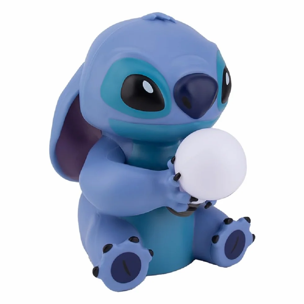 Lámpara Stitch Lilo & Stitch Oficial Disney Luz de Noche Decorativa Mesita