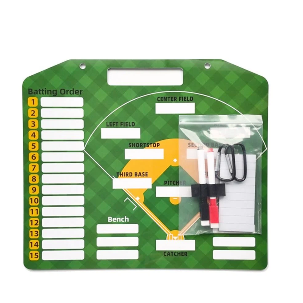 Tablero Magnético de Alineación de Béisbol para Entrenadores, Tarjetas de Alineación de Softbol, Tableros Marcadores, Accesorios de Entrenamiento de Béisbol