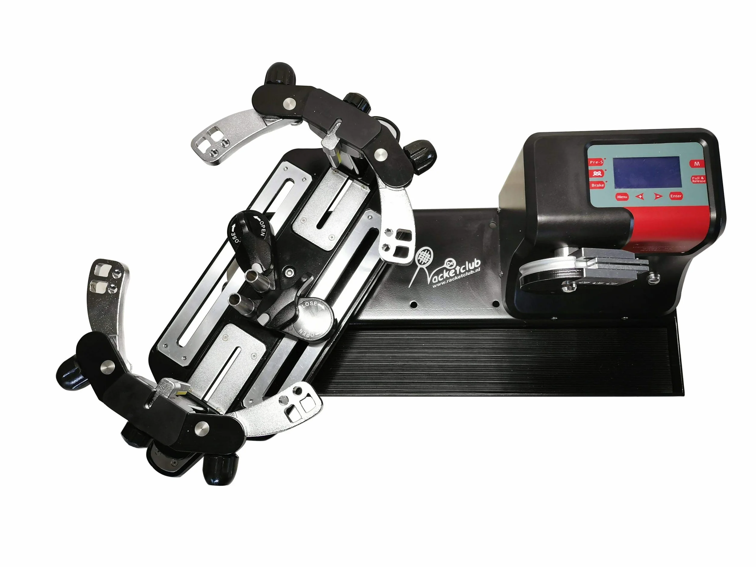 Racketclub Flash-1 Cómoda encordadora electrónica con Sistema de tensado Redondo para Raquetas de Tenis, bádminton y Squash