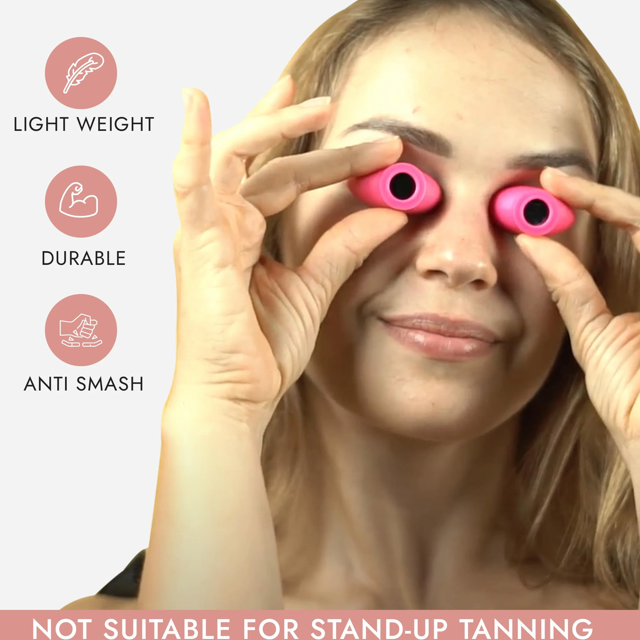 Super Sunnies Slim Flex Gafas de bronceado con protección UV compatibles FDA
