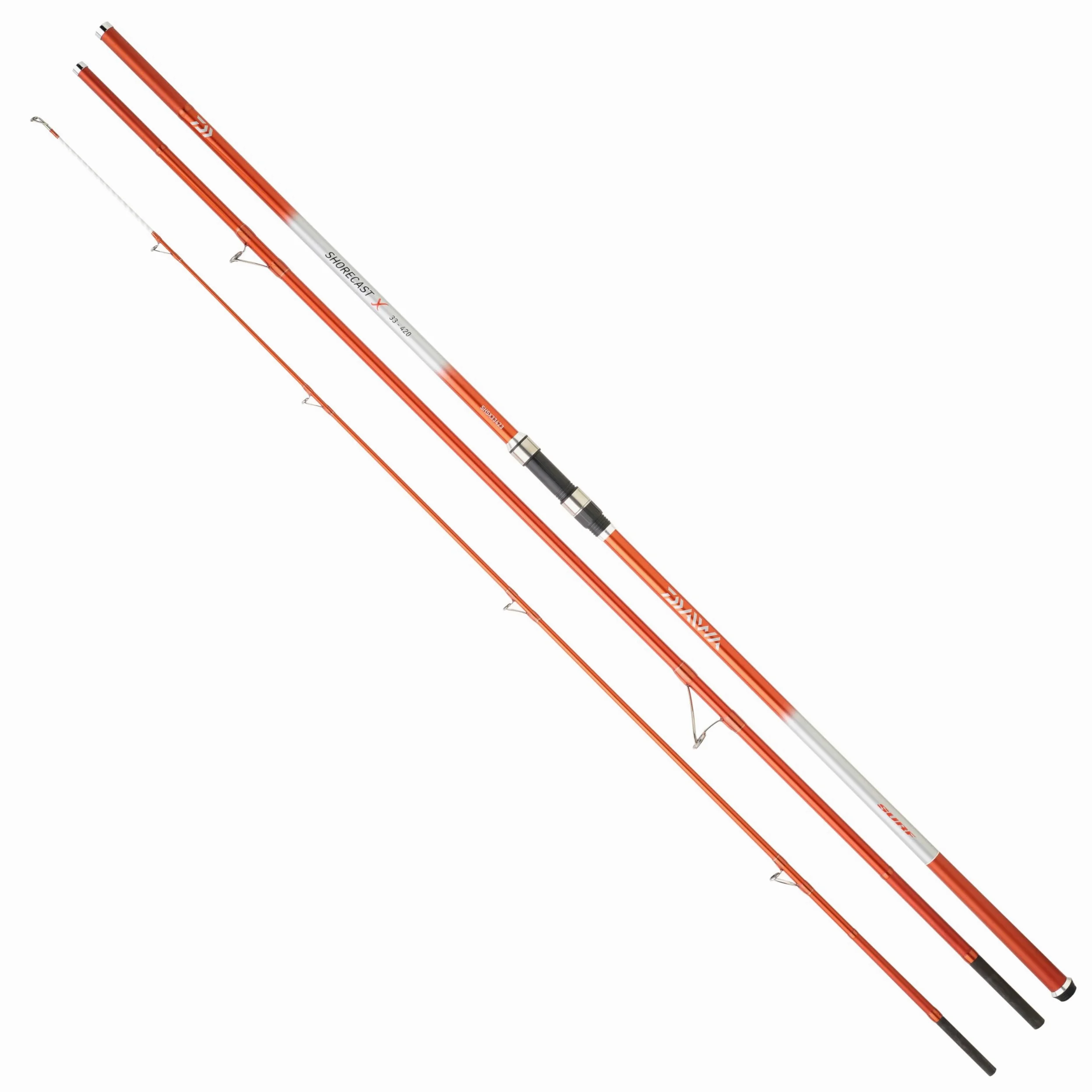 DAIWA Shorecast Surf-X, 14 Feet, 4.2m, 3 Parts, 33-423 (Tubular Tip), Surfcasting Fishing Rod