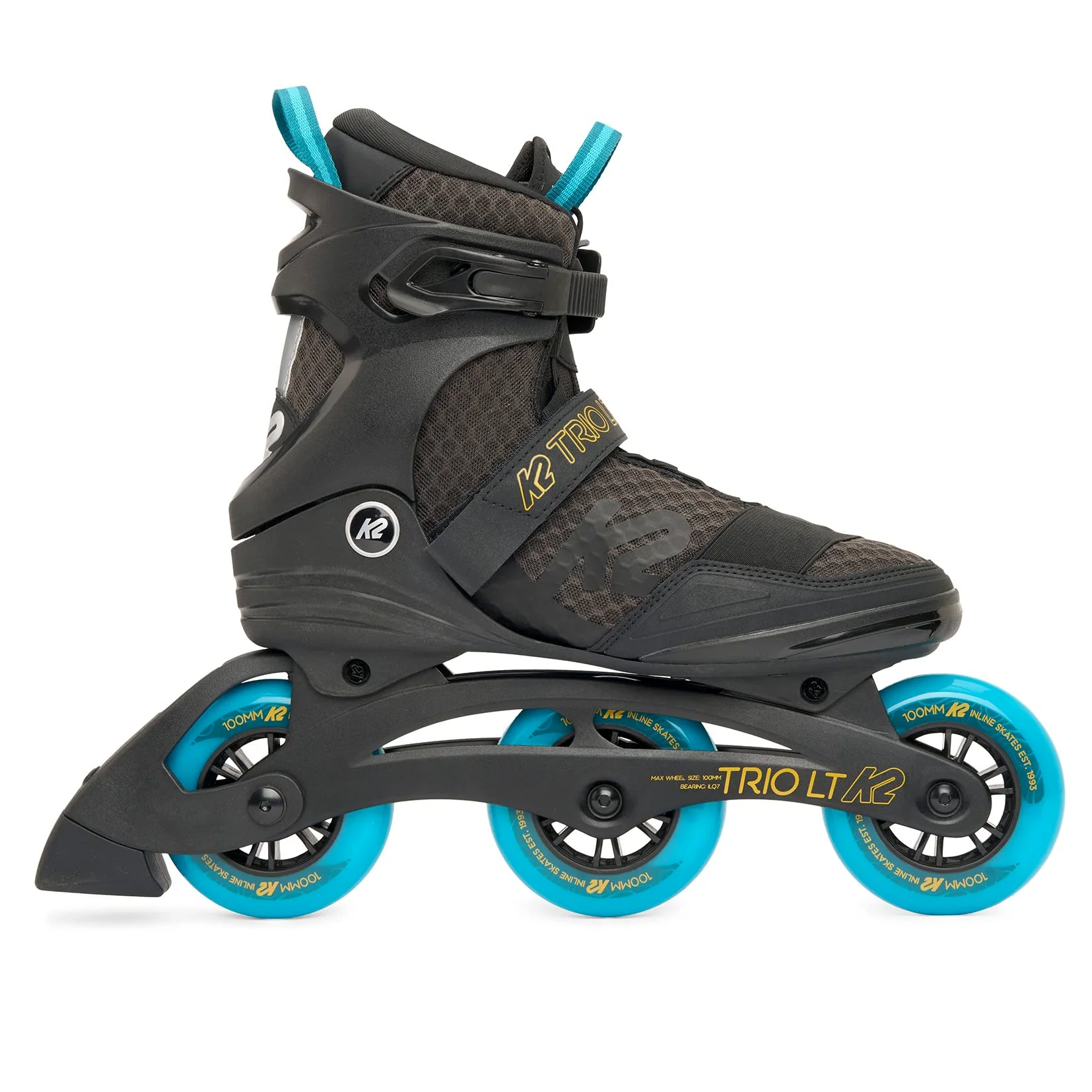 K2 Trio LT 100 Inline Skate 2023 Black/Blue