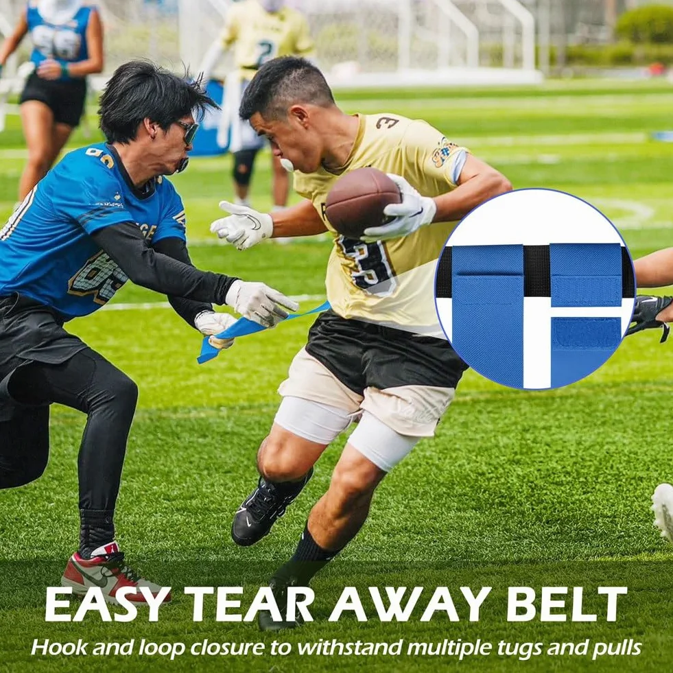 Flag Football - Cinturón Ajustable para 14 Jugadores