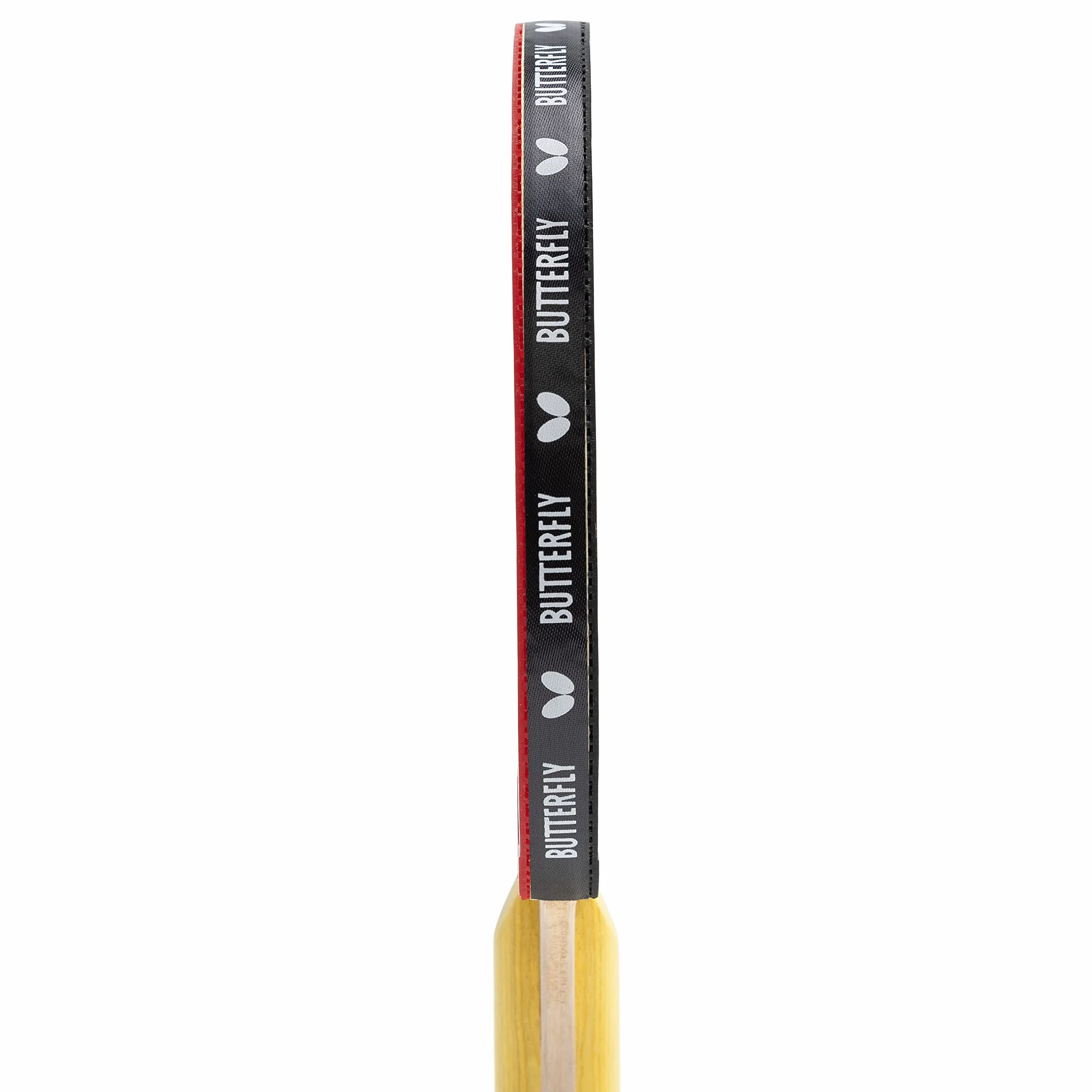 Raqueta de Tenis de Mesa BUTTERFLY Specialist | Raqueta de Tenis de Mesa Profesional para Jugadores avanzados y de competición | Gomas aprobadas por la ITTF Negro/Rojo | Superficie de Alto Agarre