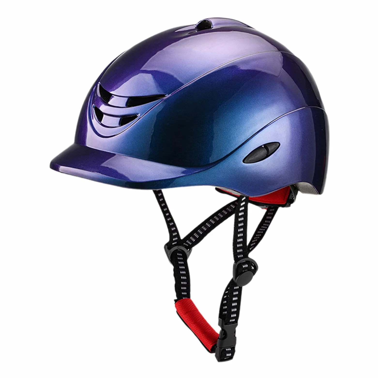 B Baosity Casco de Equitación Ligero de Material PC Gorro Ecuestre Protector con Forro Lavable Accesorio Ajustable para Montar Apto para Adultos Deportes