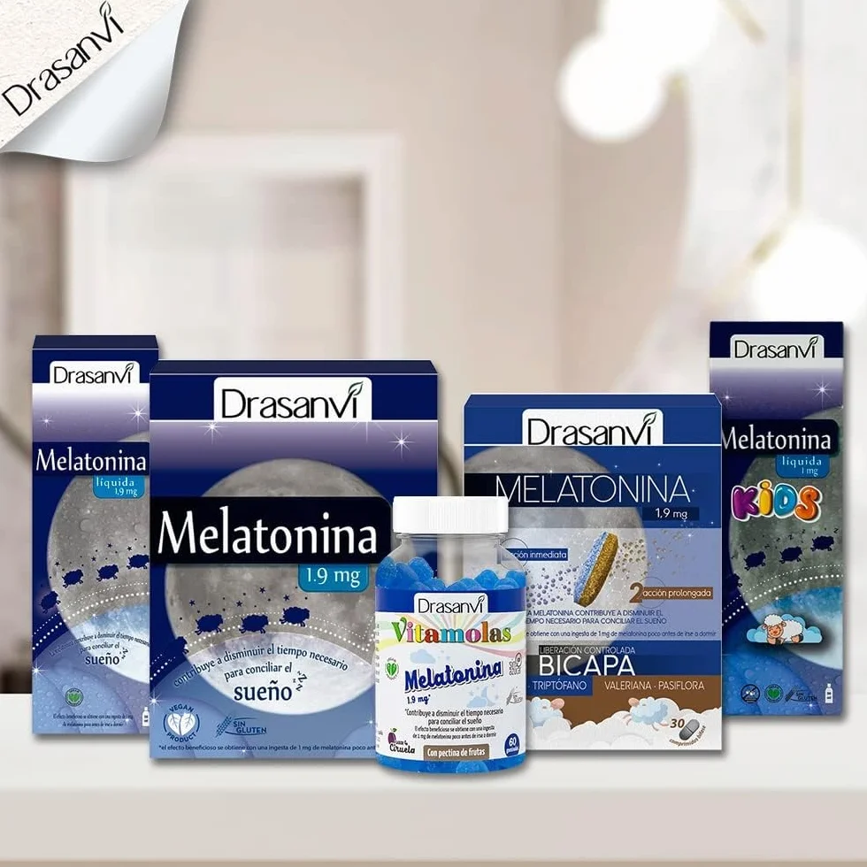 DRASANVI Melatonina Pura 1,9 mg 50 ml 31 Días Sabor Limón
