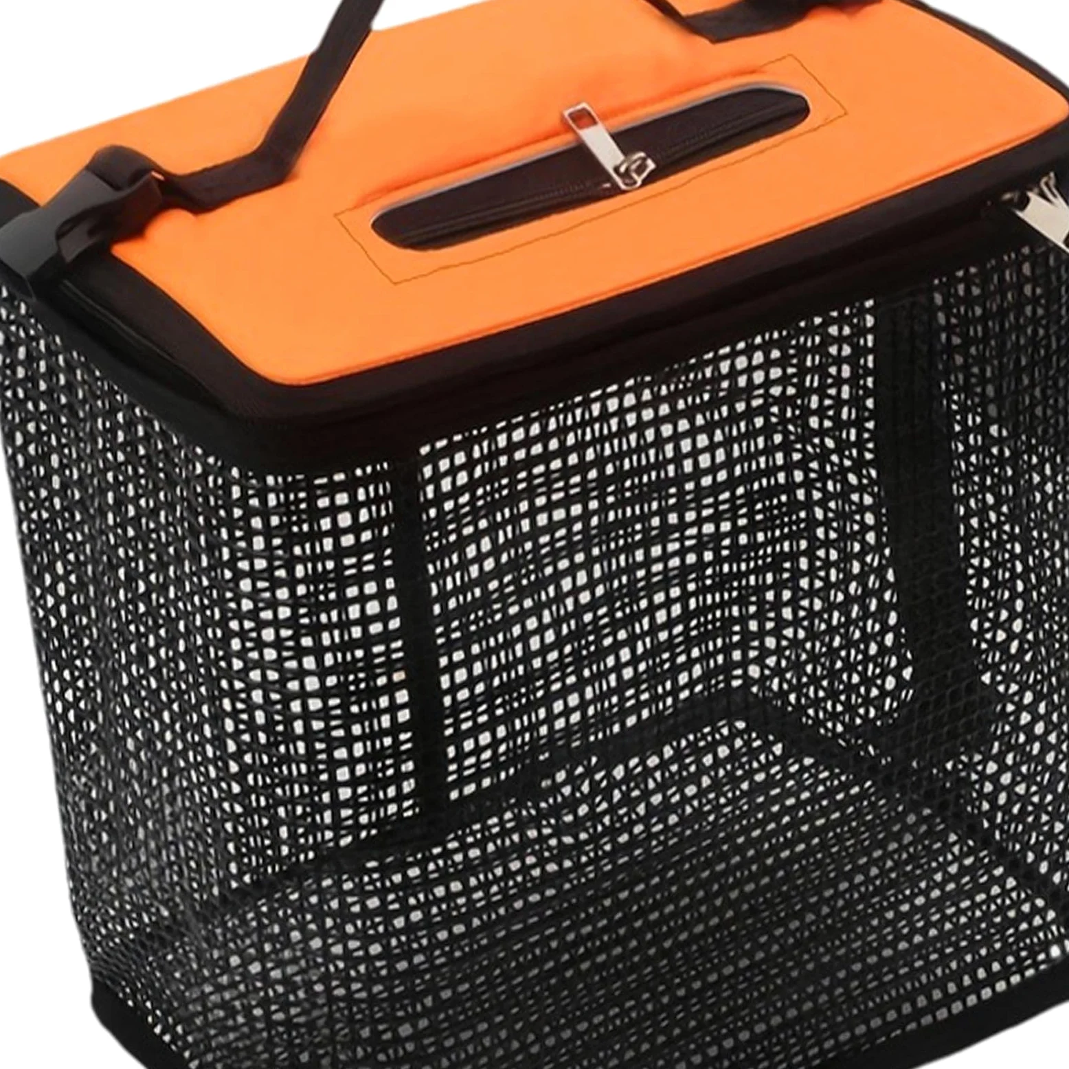 KESOTO Cesta Flotante para Peces Bolsa de Almacenamiento de Peces Plegable Red de Pesca Portátil Cesta de Protección con Nailon Adecuada para Pesca en Agua D