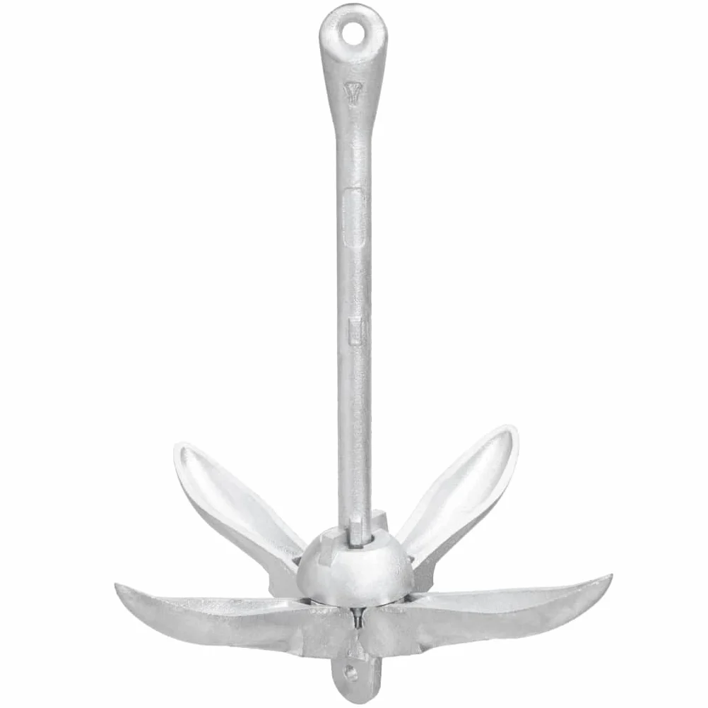 Ancla plegable (6 kg, hierro fundido galvanizado en caliente