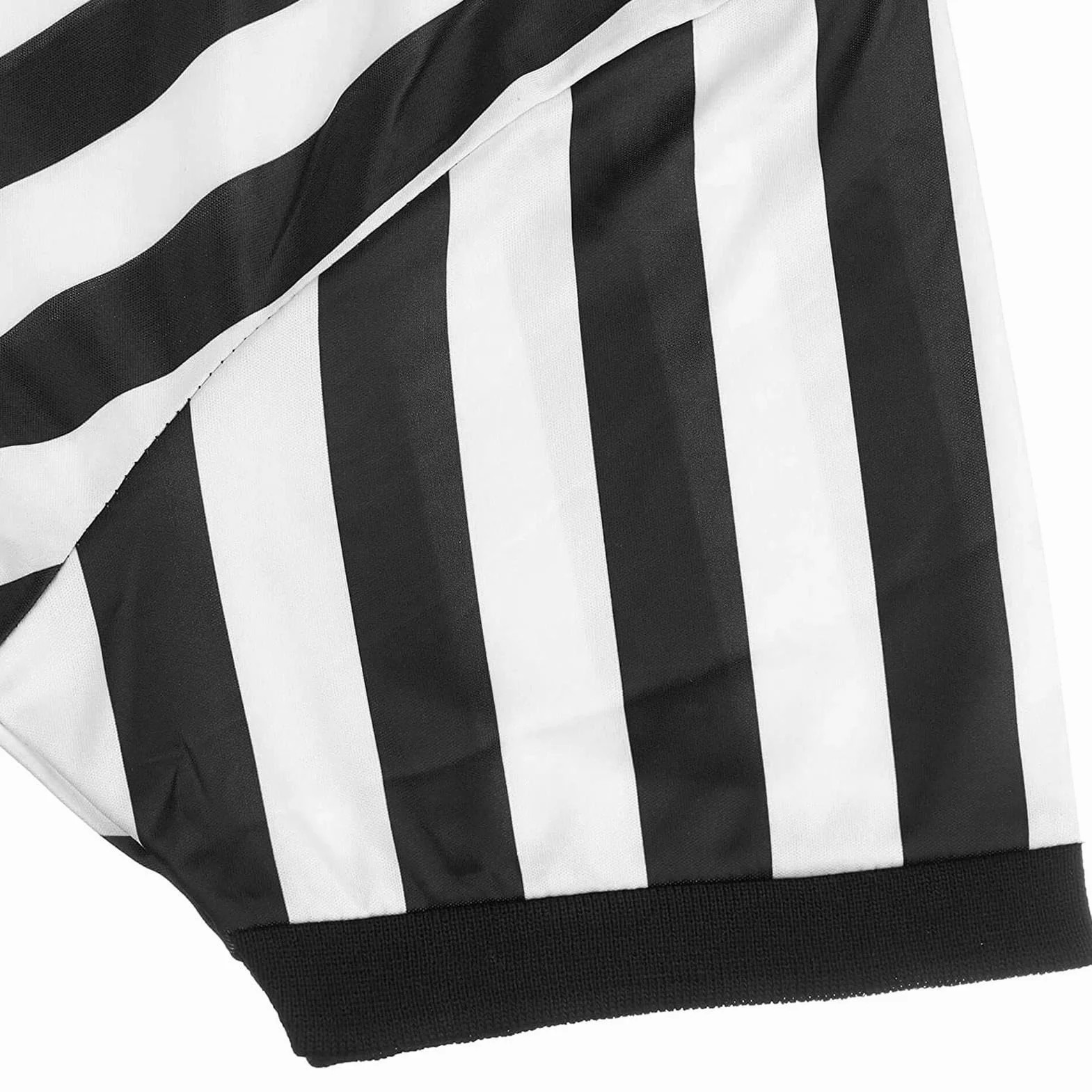 Camisa De Árbitro Transpirable Con Cuello, Camiseta De Árbitro A Rayas Blancas Y Negras Con Cuello Invertido, Traje De Árbitros De Fútbol, Camisa Oficial De Árbitros Para Mujeres Y Hombres