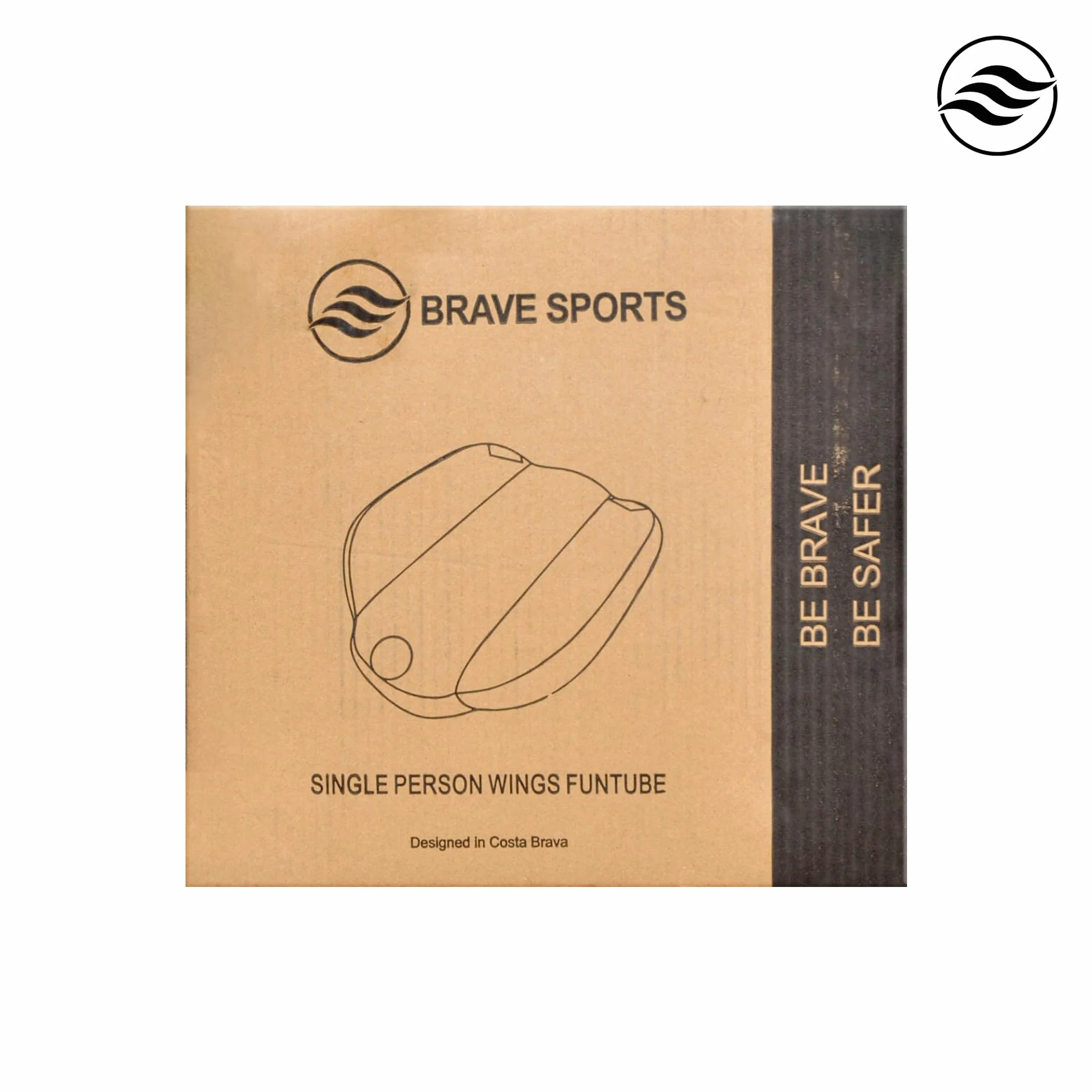 BRAVE SPORTS Flotador de Arrastre Inflable para Deportes Acuáticos - Tubo Remolcable Resistente