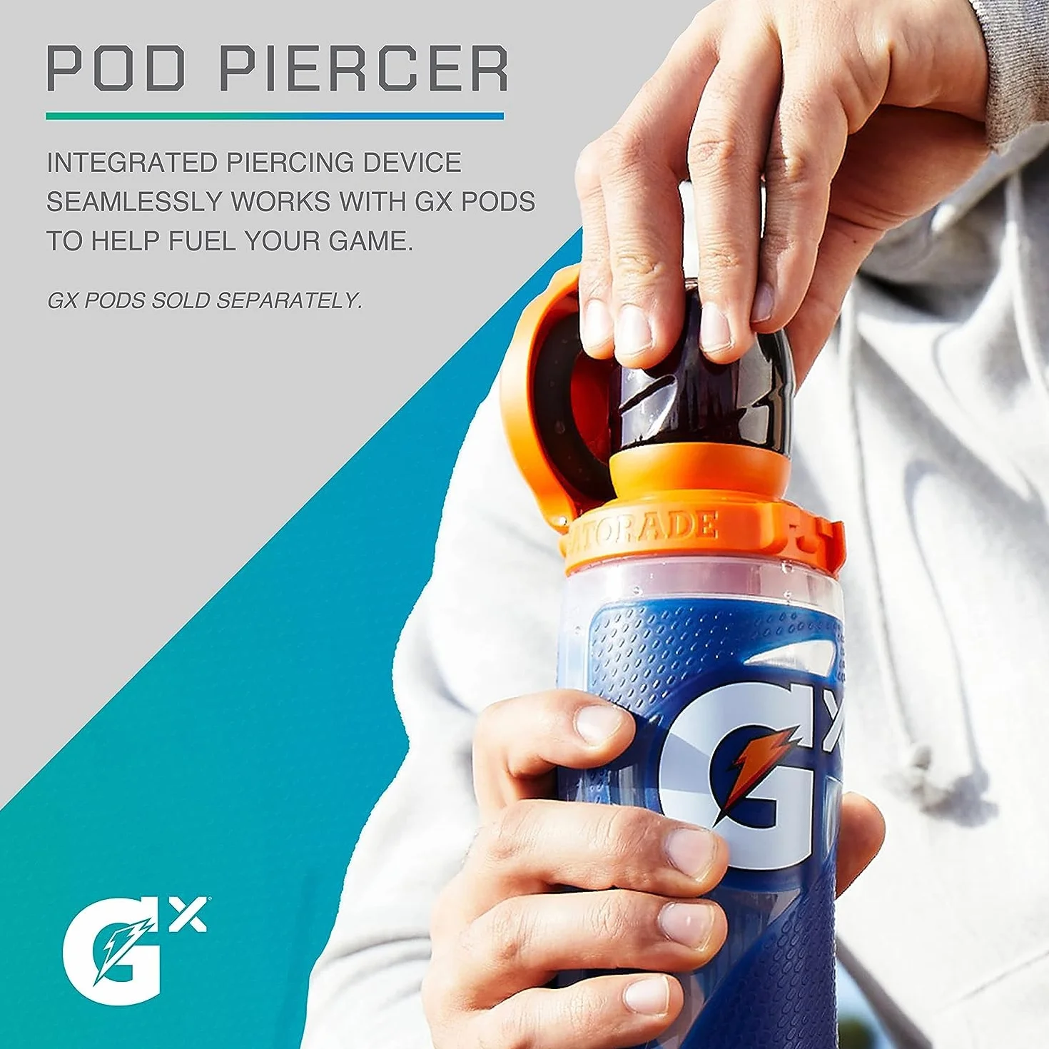 Gatorade NFL Las Vegas Raiders Gx Butelka Sportowa z Systemem Hydratacji Gx