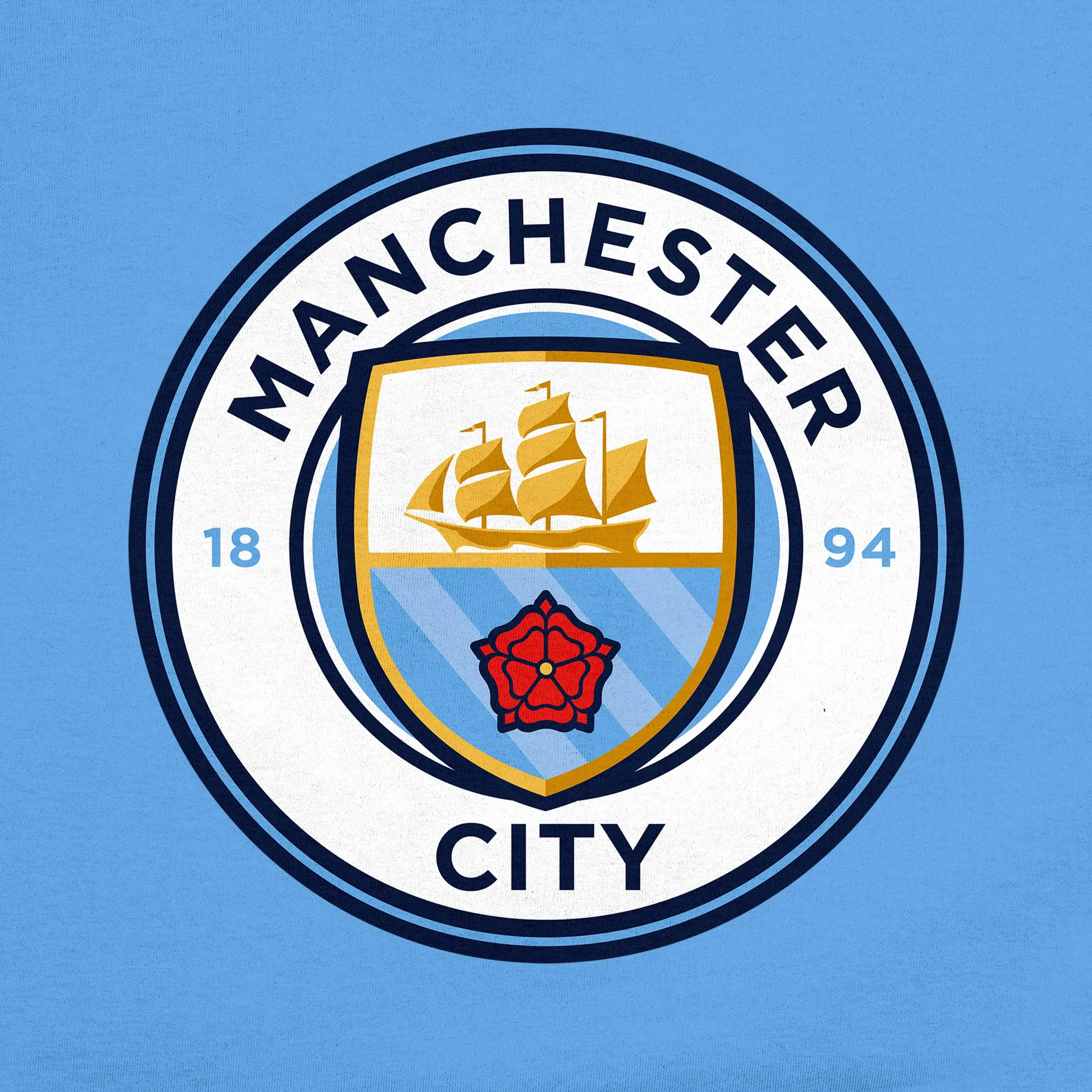 Icon Sports Manchester City F.c. Adult Pullover Hoodie Manchester City F.C. Sudadera con Capucha para Adulto Hombre (Pack de 1)
