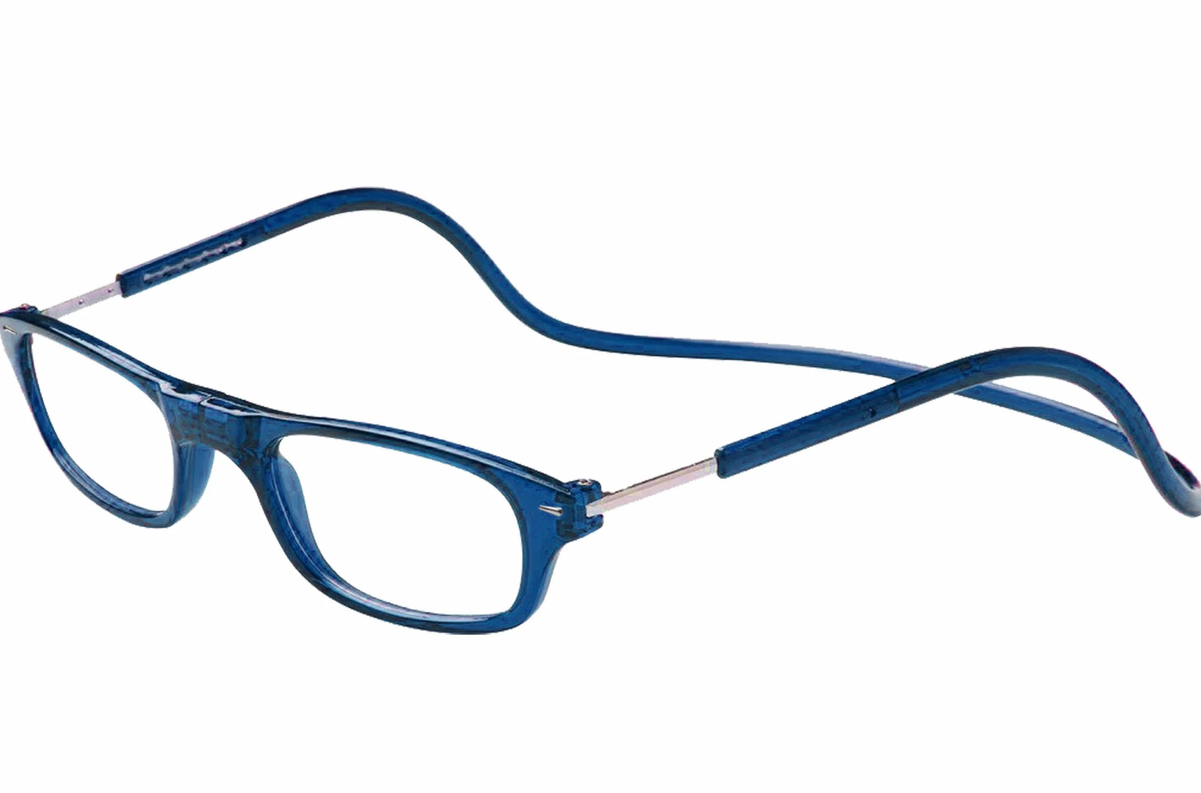 Gafas de Lectura Presbicia +1.50 Dioptrías Pack 4 Unidades Montura Azul Graduadas Hombre Mujer Regulables Plegables Imantadas