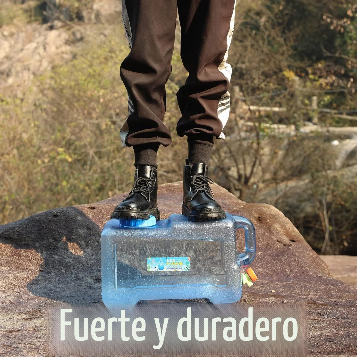 5-22L bidón de Agua con grifos, depósito de Agua con Grifo, contenedor de Agua para Camping, contenedor de Agua para Cocina, RV, Furgoneta, camión, Camping, Escuela