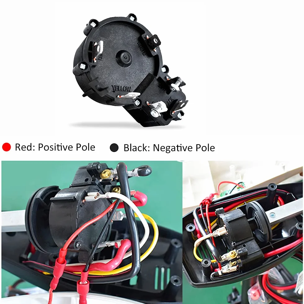 Controlador de velocidad de HUIOP Controlador de motor fueraborda eléctrico 12V Controlador de velocidad de hélice fueraborda marino para motores fueraborda eléctricos 12,7 kg 16,3 kg 20,9 kg 22,7 kg