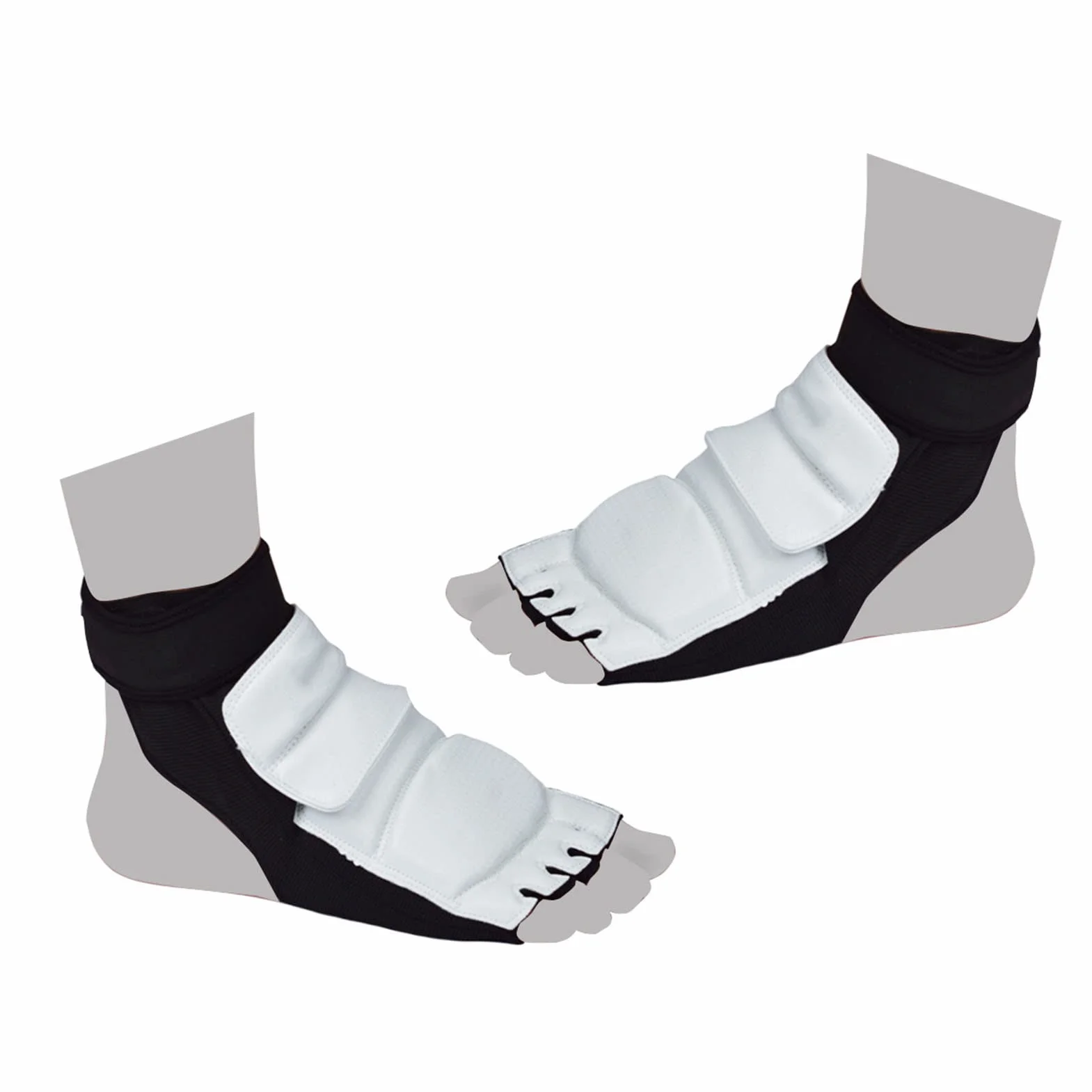Protector de Pie de Taekwondo, Transpirable, Cómodo, Karate, Boxeo, Sparring, Protector de Pie con Antideslizante para Entrenamiento