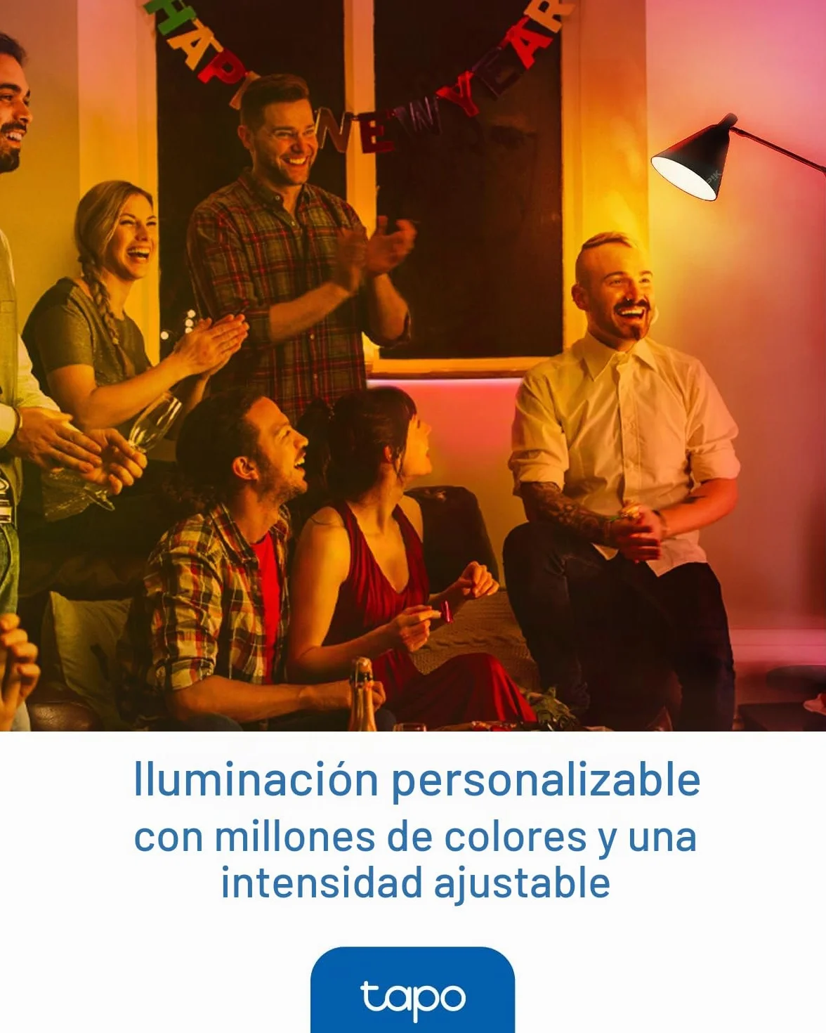 Tapo L430P Bombilla WiFi Smart P45 E14 470 lúmenes regulable compatible con Alexa Google Assistant