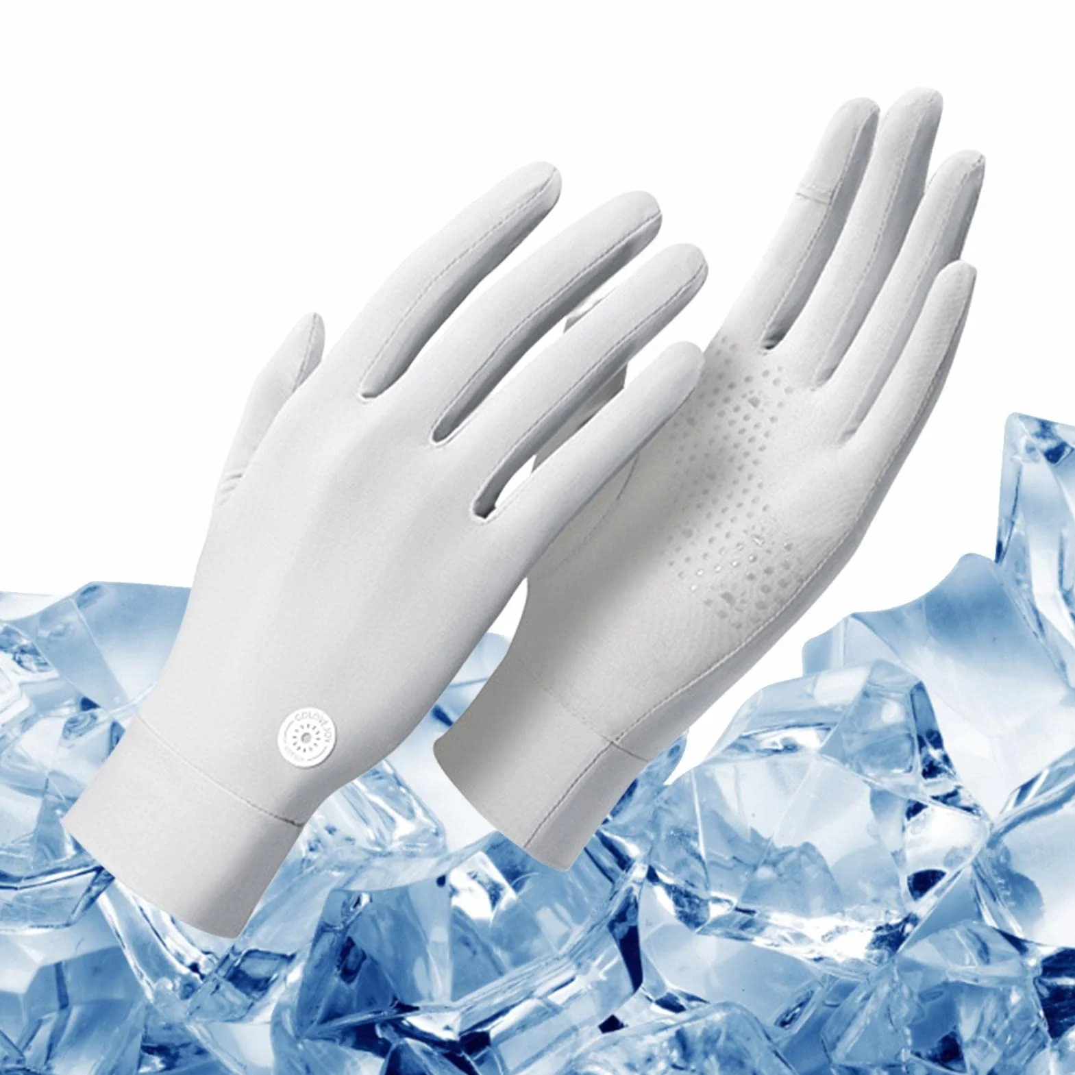 Guantes FPS | protección Solar Transpirables Ice Feeling Thin UPF 50+,navegación, conducción Hombres para Remo, Kayak, conducción, Remo, piragüismo