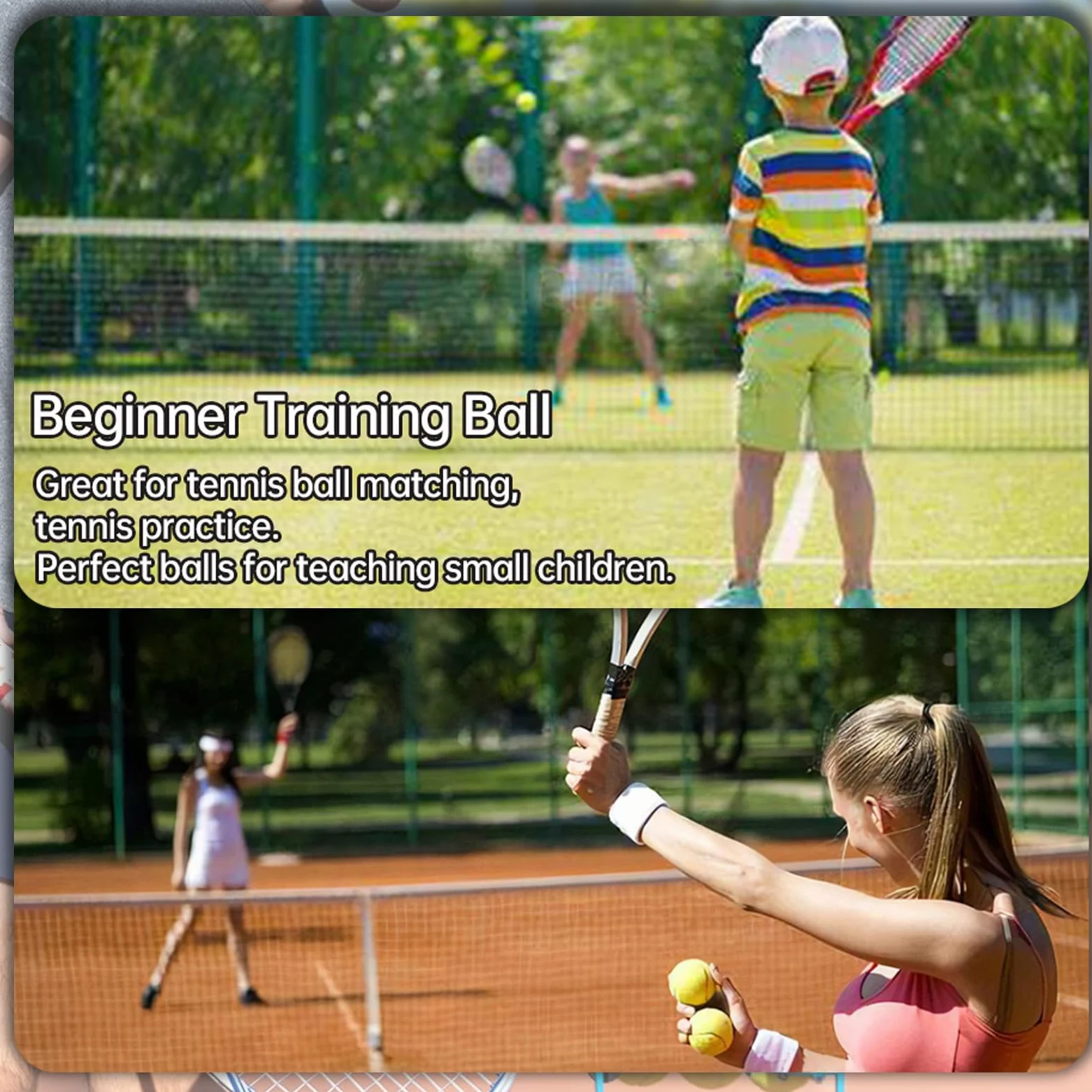 Magicorange Tennis Balls, 12 Pack Advanced Training Tennis Balls Practice Balls, Come with Mesh Bag for Easy Transport, Good for Beginner Training Ball