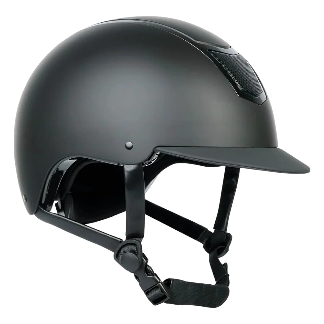 Harry's Horse Matterhorn - Casco de equitación (53-55 cm), color negro mate