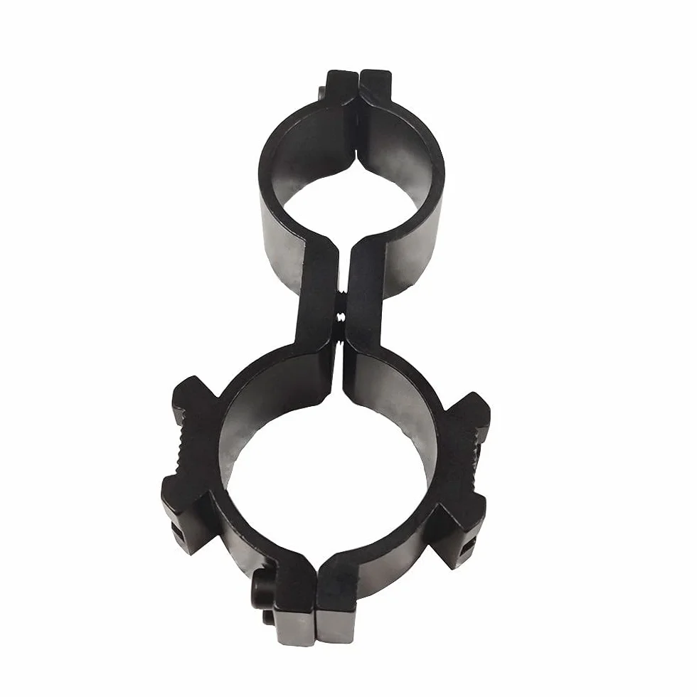 FIRECLUB Dual 1 Inch Mount Tube Ring for 1" Flashlight/Scope/Sight +1 Wrench