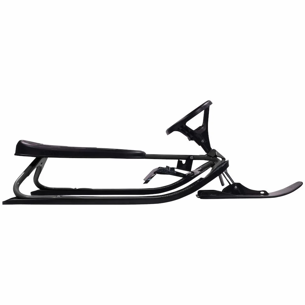 STIGA Snowracer Iconic Trineo Clásico Niños 5+ Años Volante Freno Cuerda Remolque